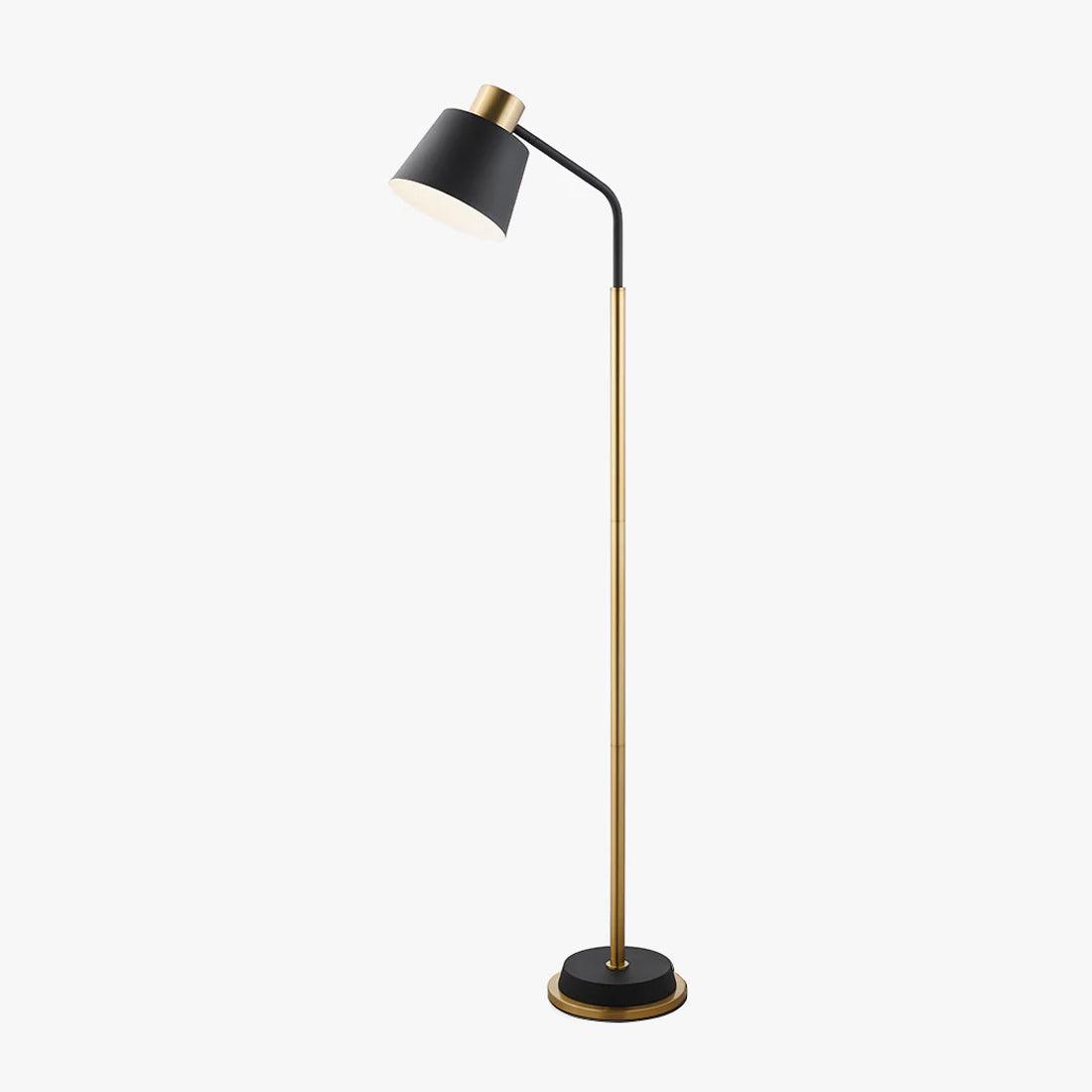 Astran Black & Gold Minimalistic Floor Lamp - Letslighting