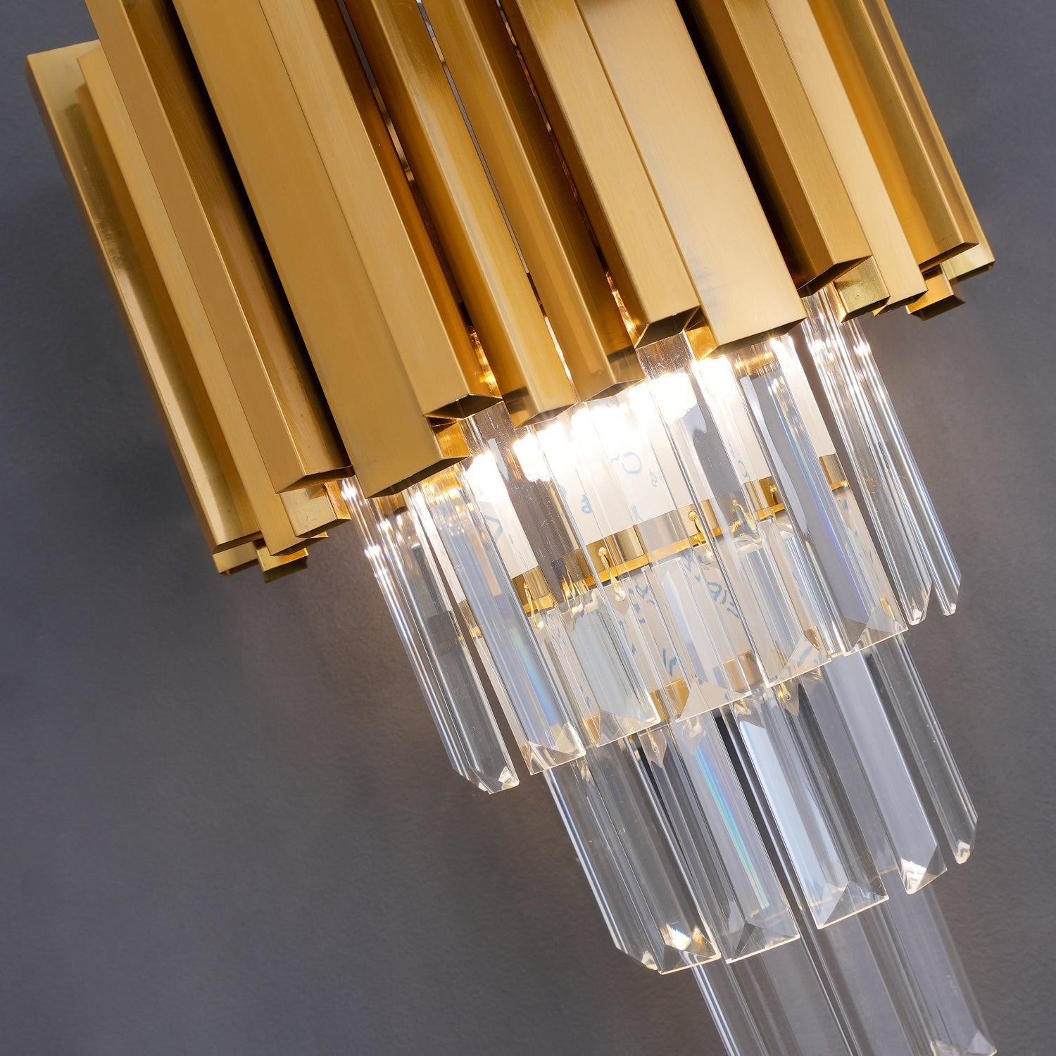Vevyniel Postmodern Luxury Empire Crystal Wall Lamp - Letslighting
