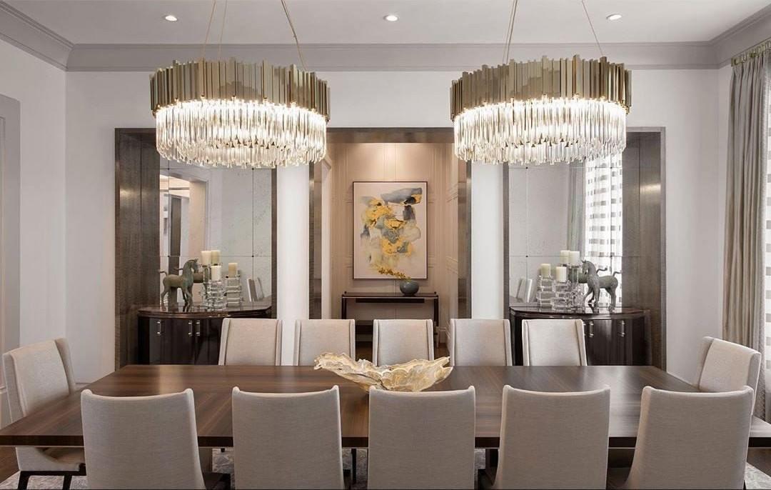 Lustra Chandelier Gold Crystal Golden - Letslighting