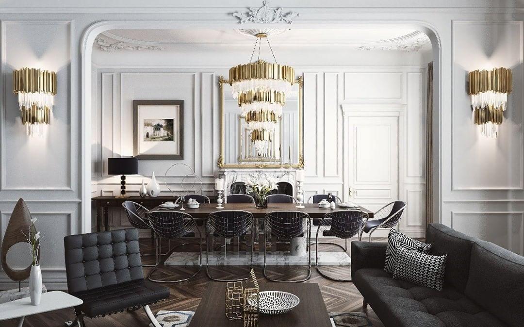 Lustra Chandelier Gold Crystal Golden - Letslighting