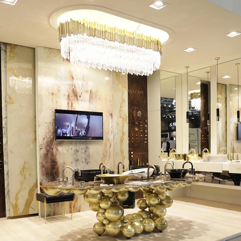 Lustra Chandelier Gold Crystal Golden - Letslighting