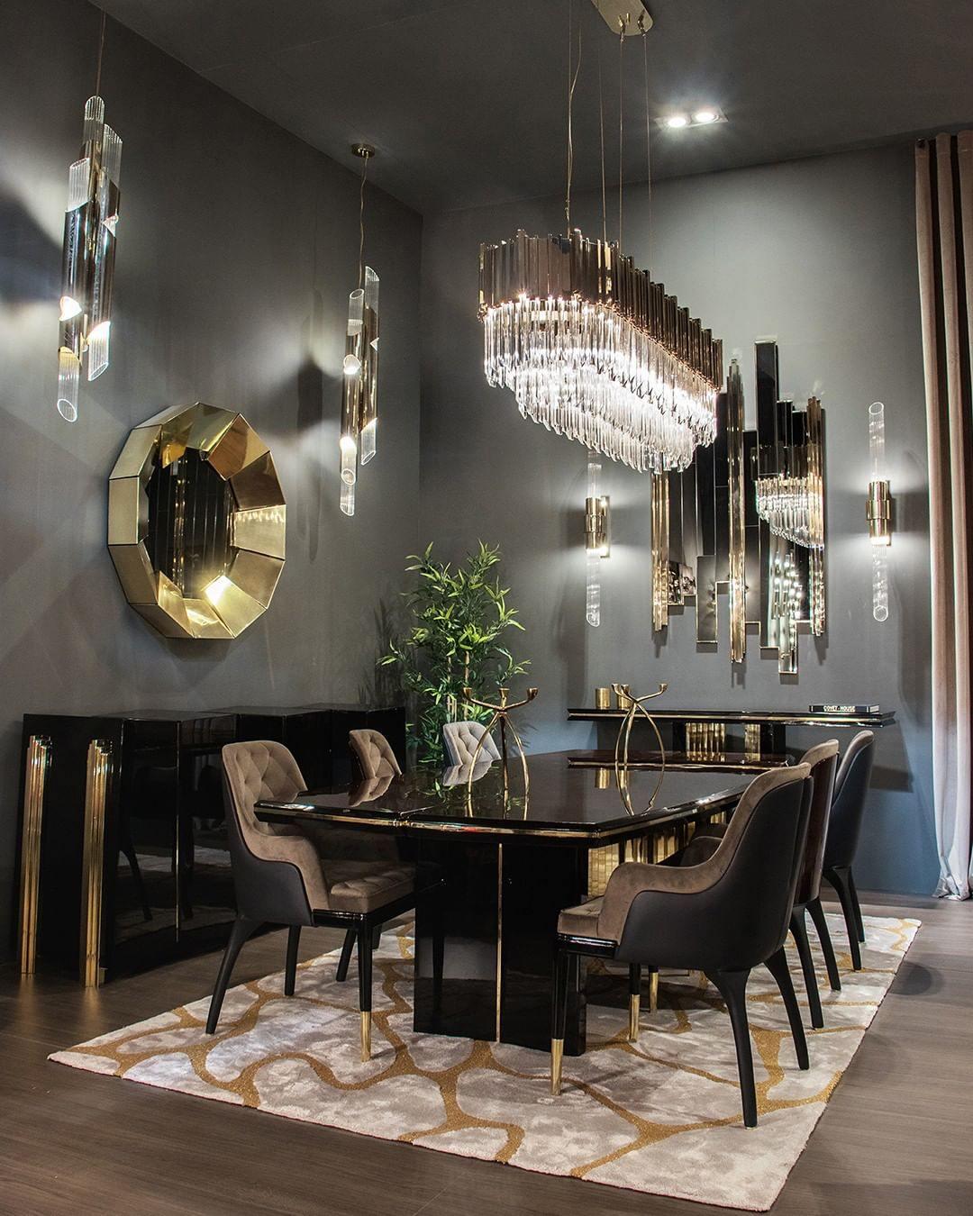 Lustra Chandelier Gold Crystal Golden - Letslighting