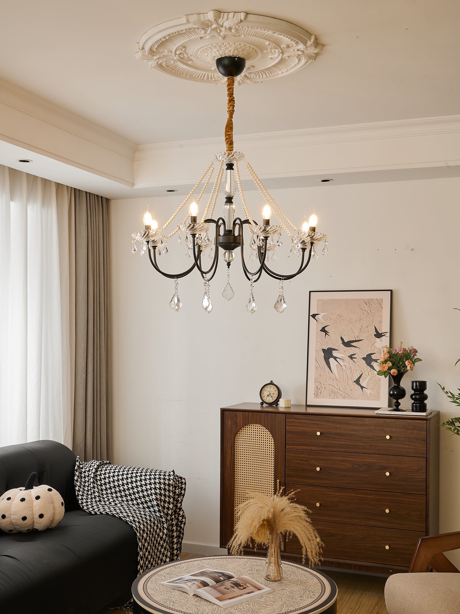 Cisoren Postmodern Luxury Pearls Crystal Chandelier - Letslighting