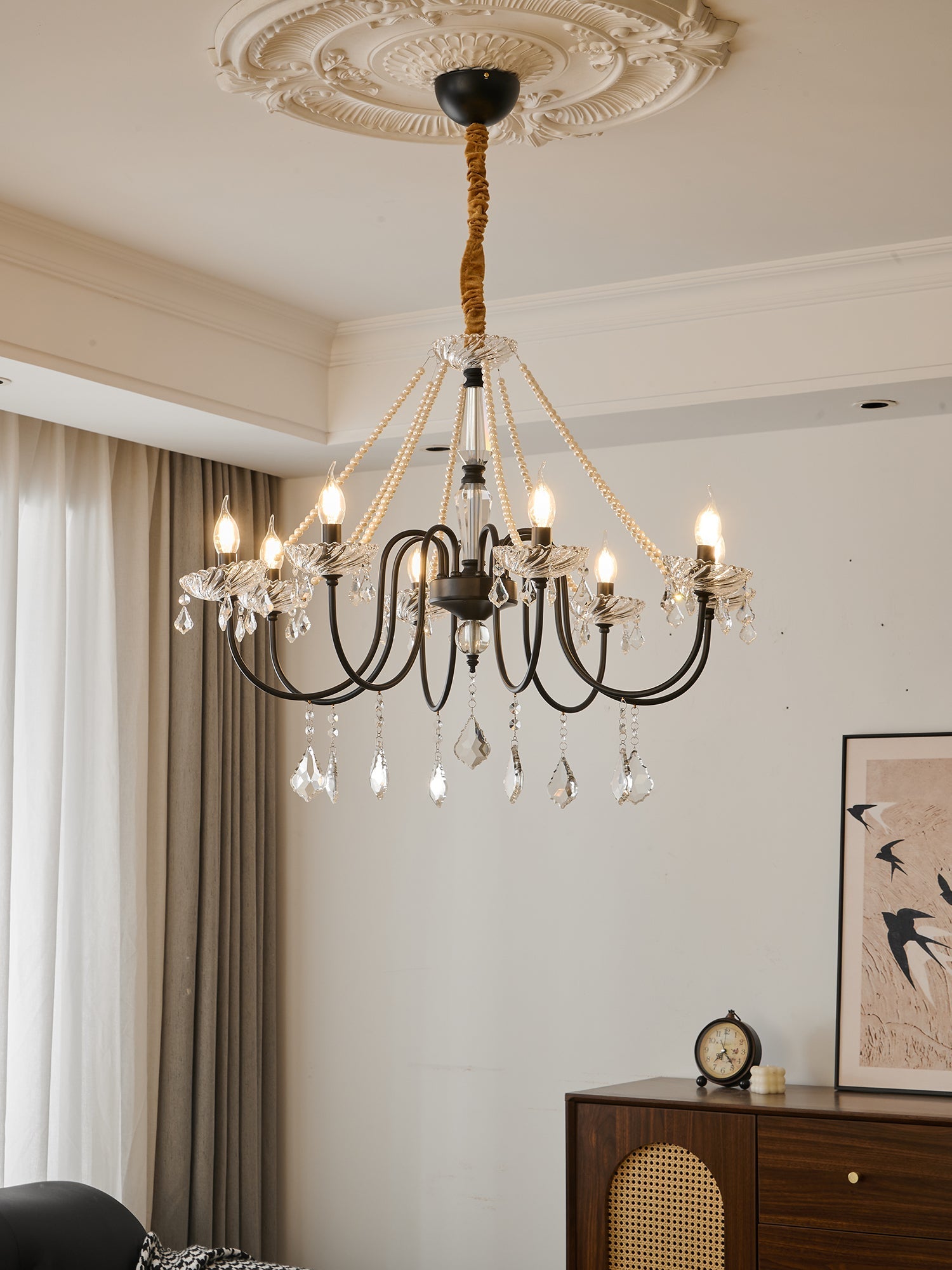 Cisoren Postmodern Luxury Pearls Crystal Chandelier - Letslighting
