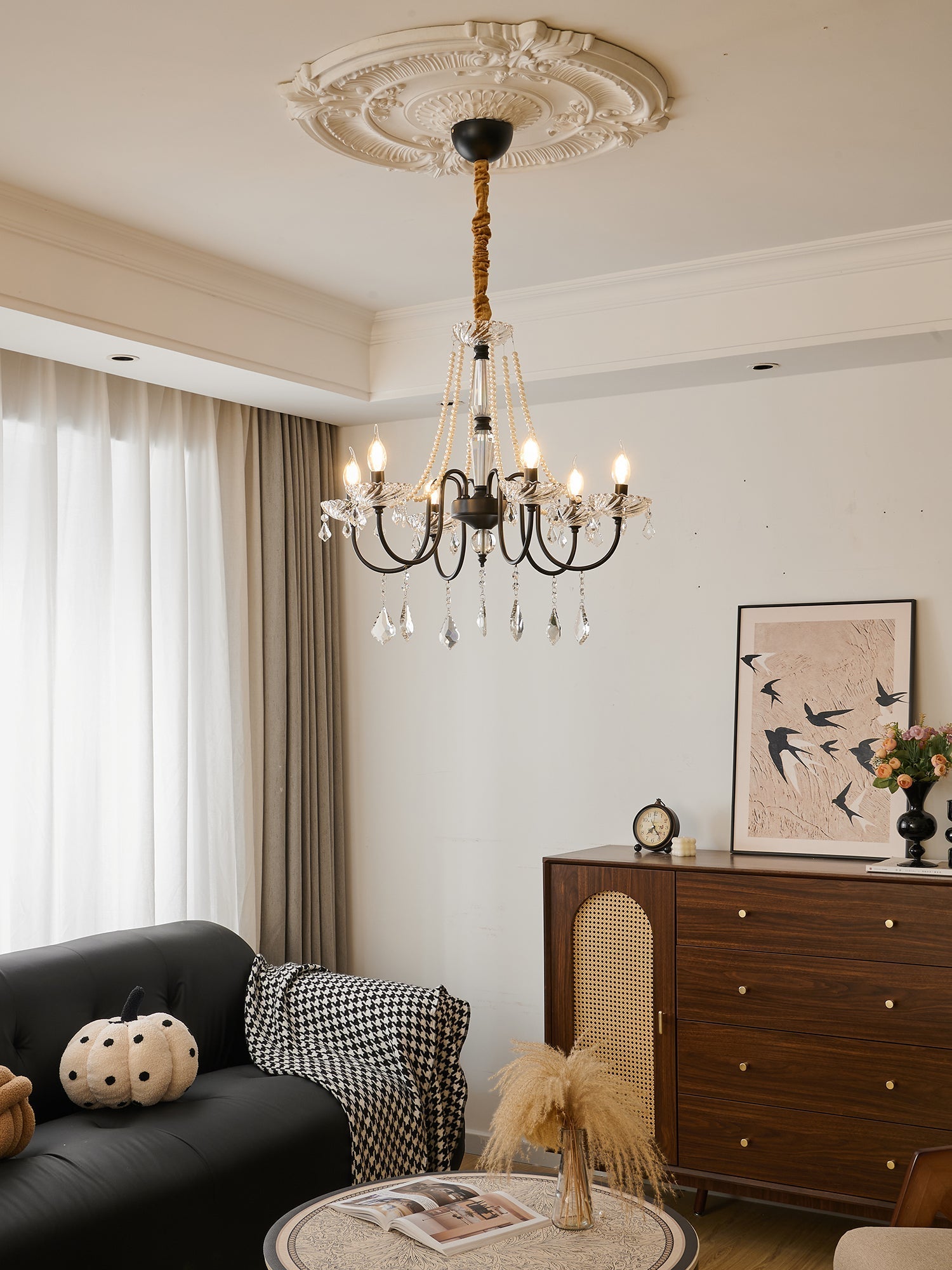 Cisoren Postmodern Luxury Pearls Crystal Chandelier - Letslighting