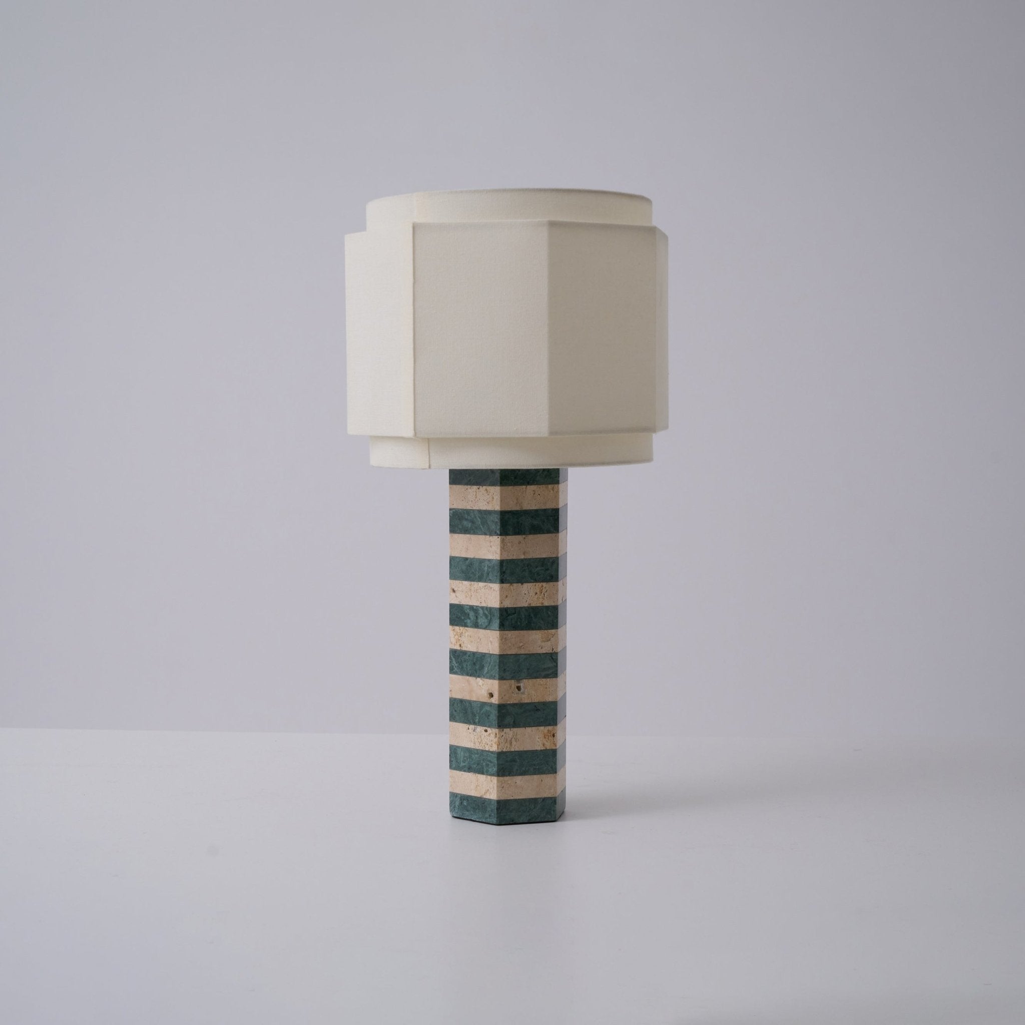 Stripes Fabric Table Lamp - Letslighting