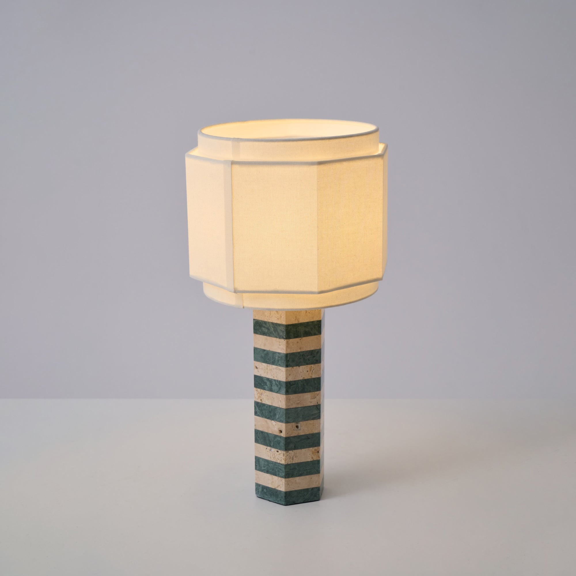 Stripes Fabric Table Lamp - Letslighting