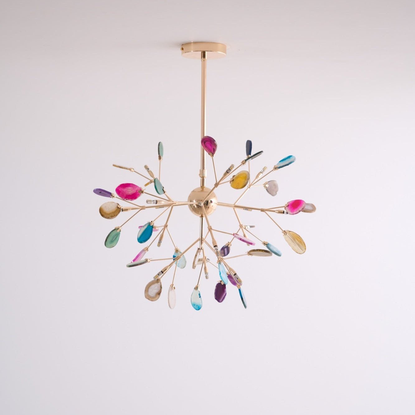 Olivia Agate Colorful Branching Chandelier
