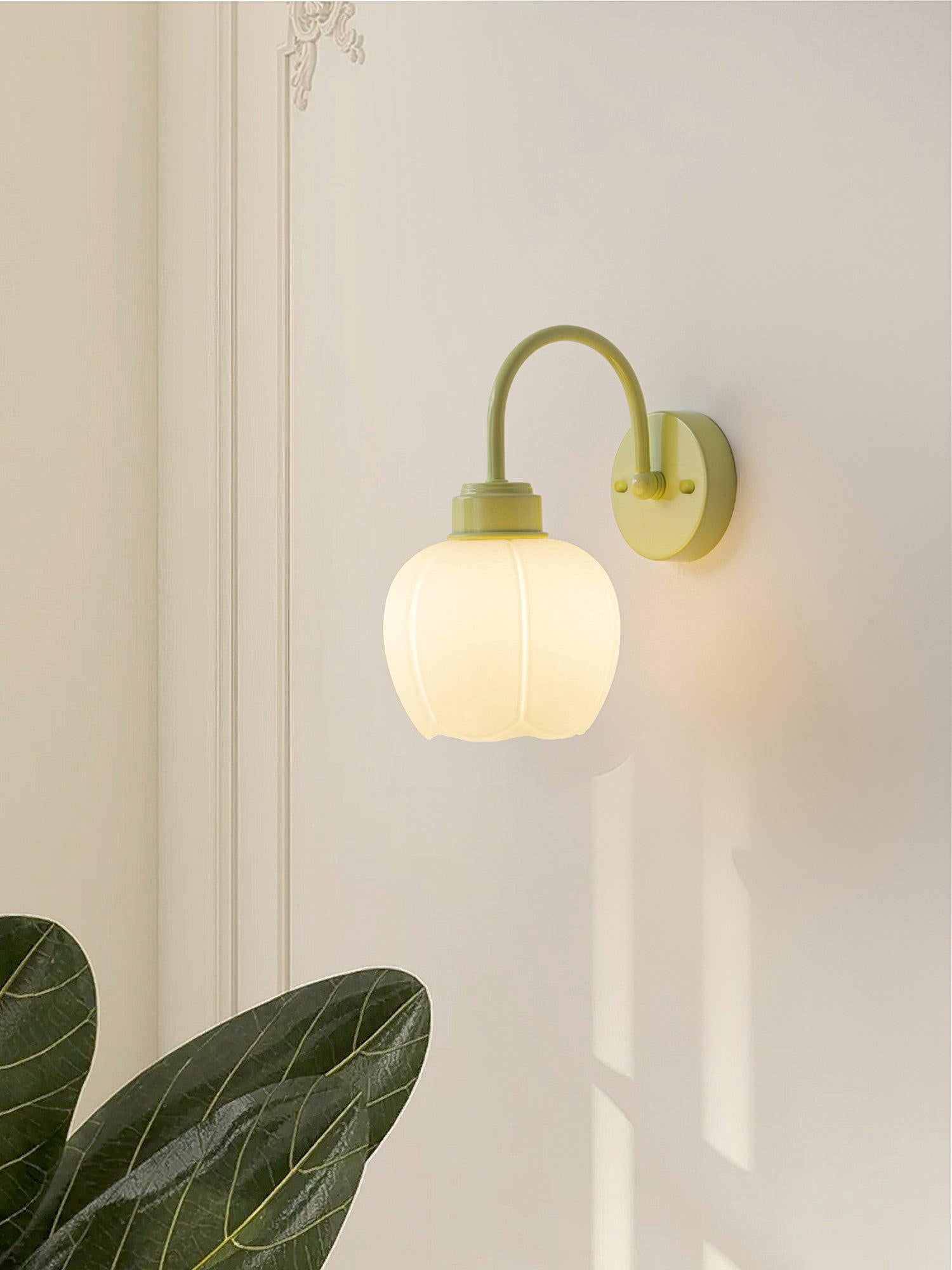 Alliraris Enchanting Flower Glass Wall Light - Letslighting