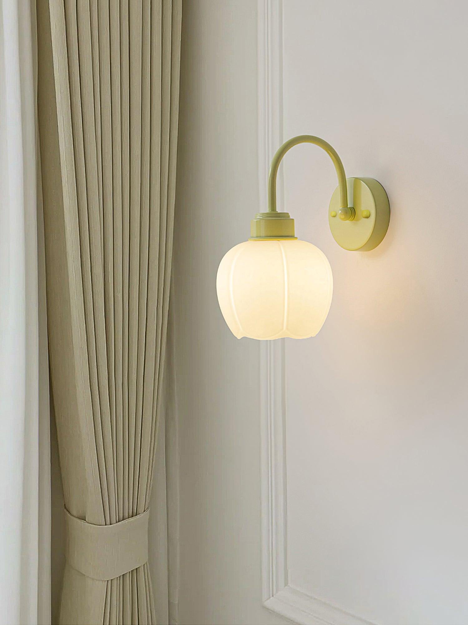 Alliraris Enchanting Flower Glass Wall Light - Letslighting