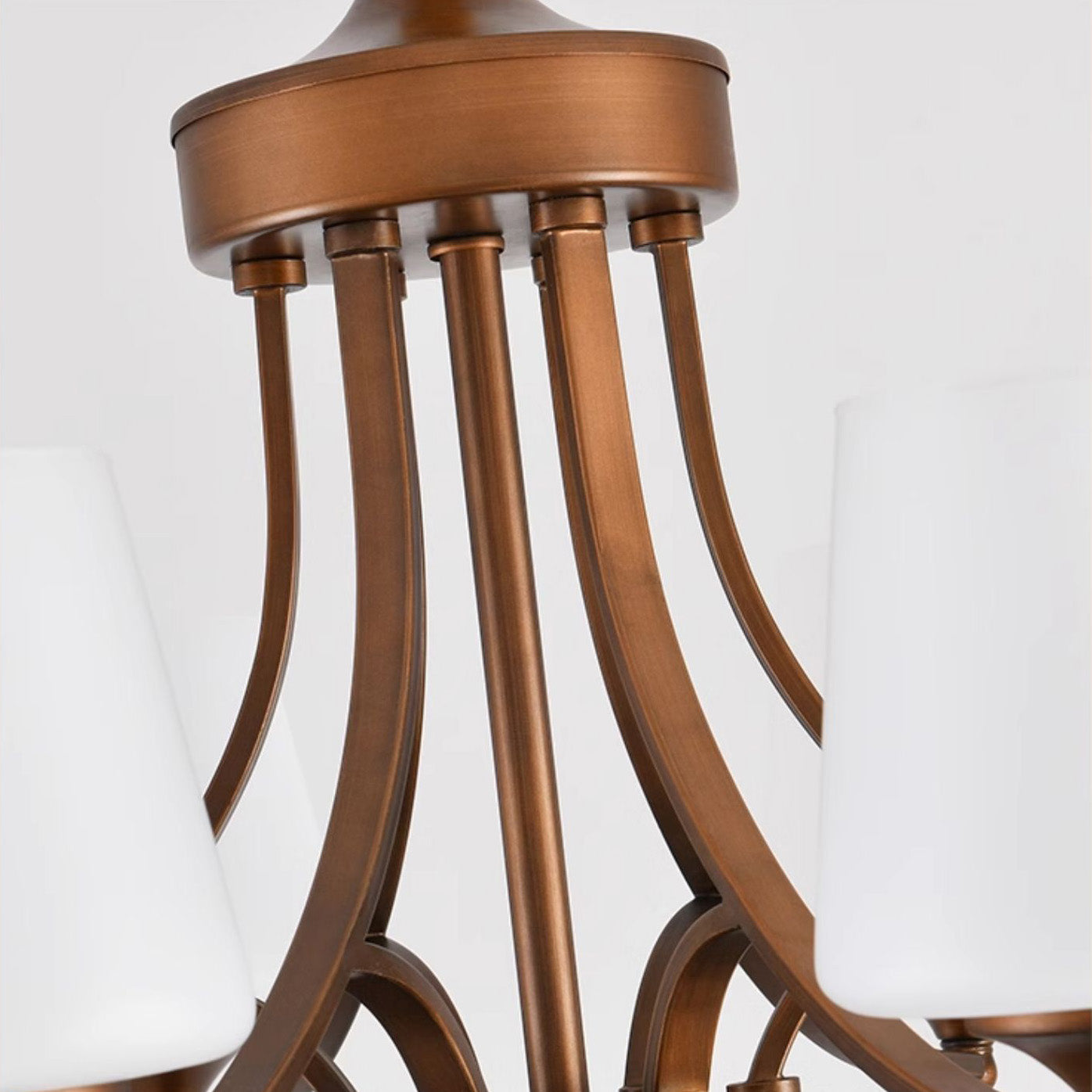 Ulrinara Postmodern Luxury Brass Glass Chandelier - Letslighting