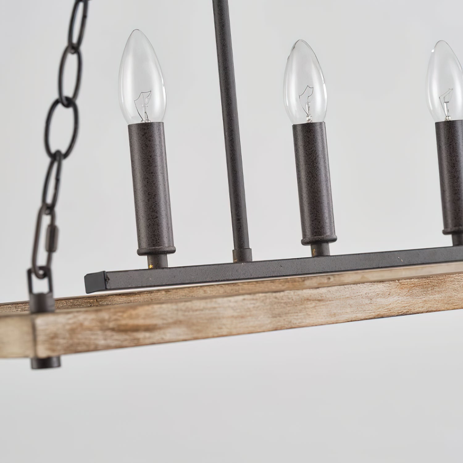 Ilcaryra Vintage Industrial Island Wood Chandelier - Letslighting