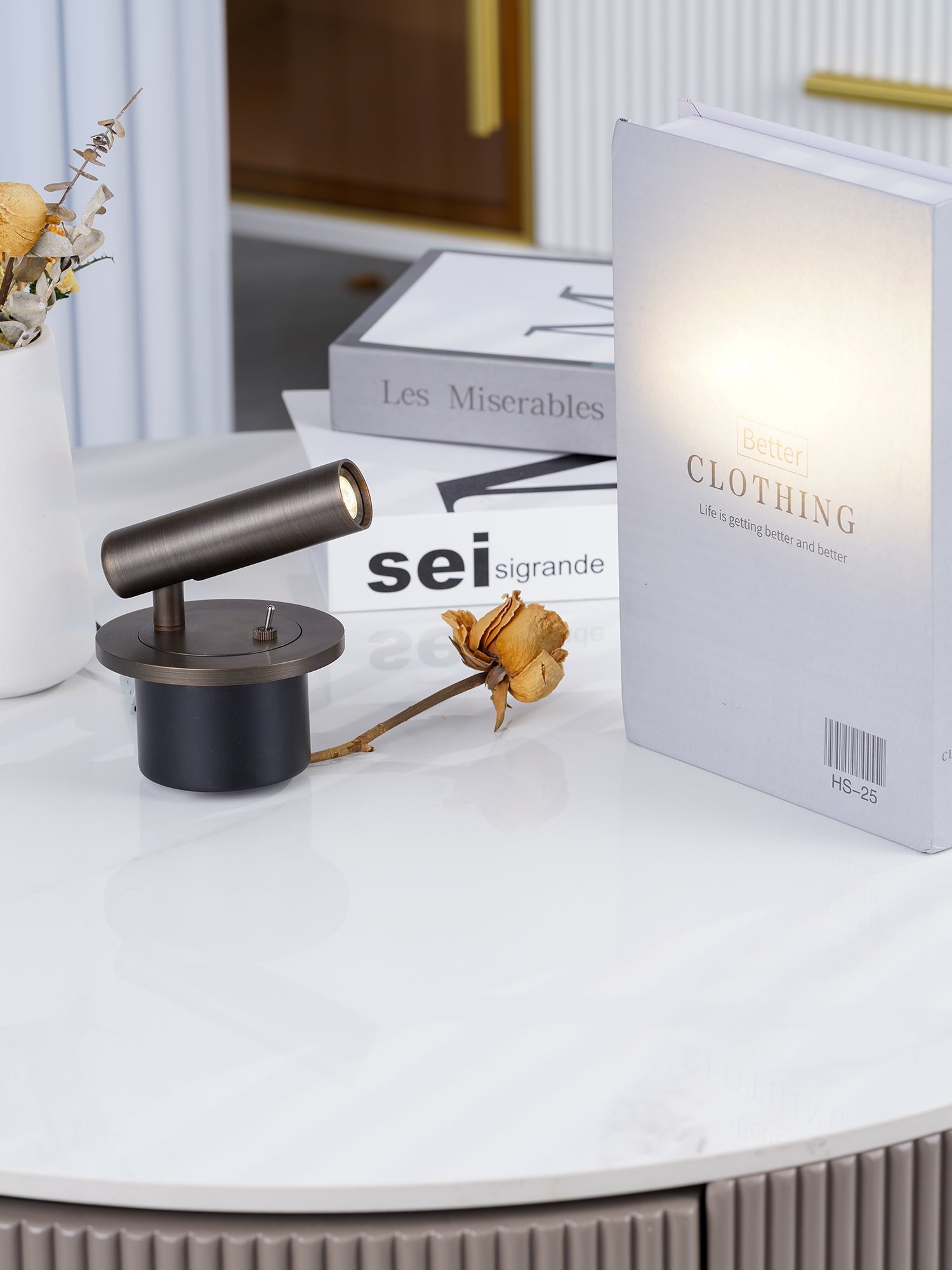 Hayley Modern Minimalist Reading Wall Lamp - Letslighting