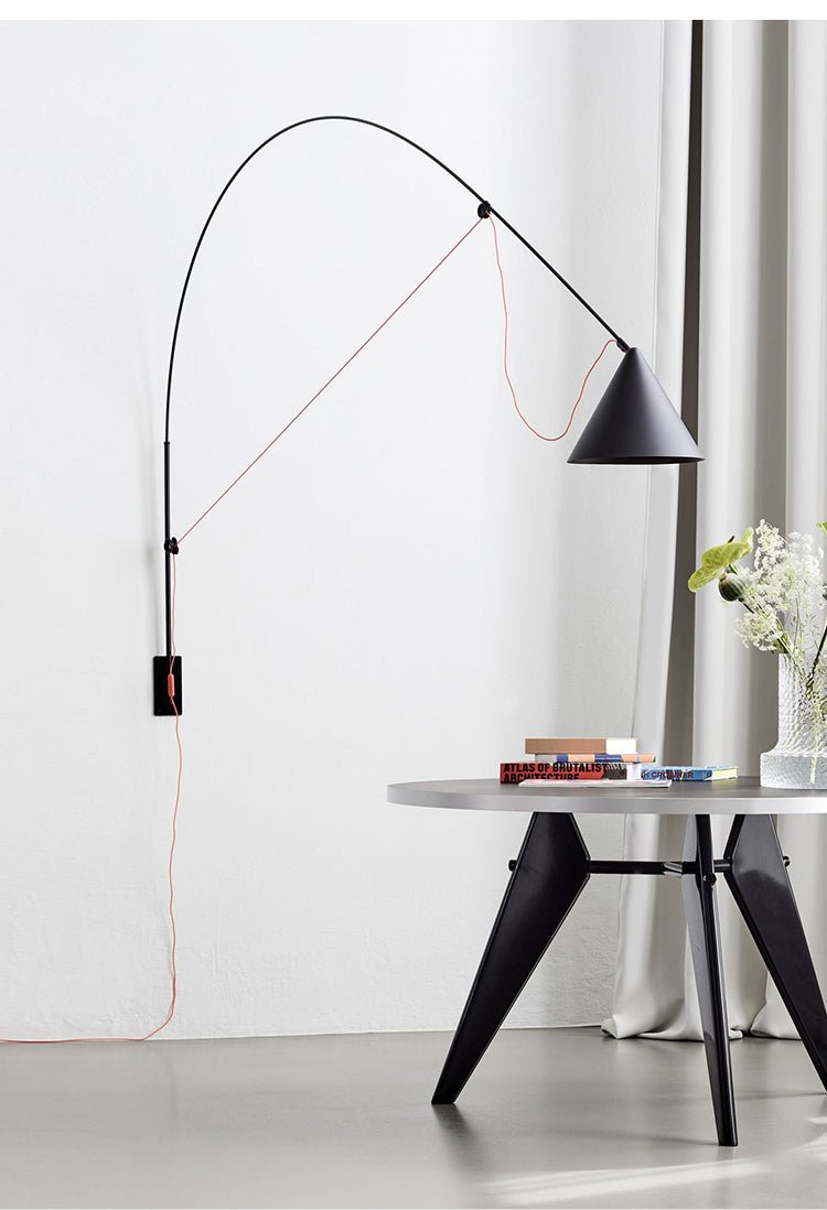 Lustra Wall Lamp Arc Cone Minimalist - Letslighting
