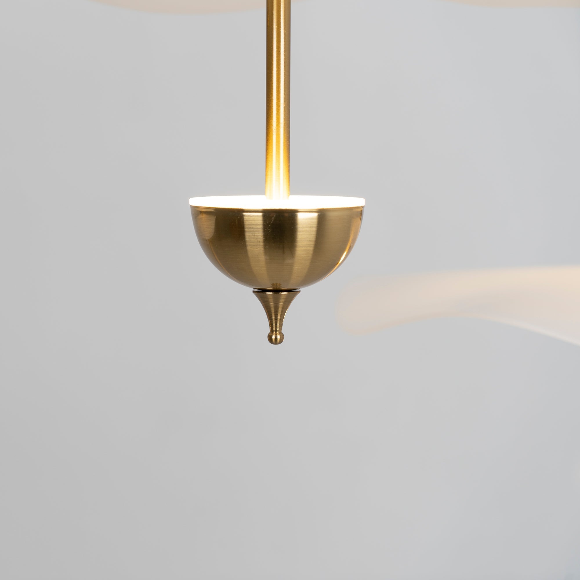 Lusso Wave Double Biscuit Pendant Light