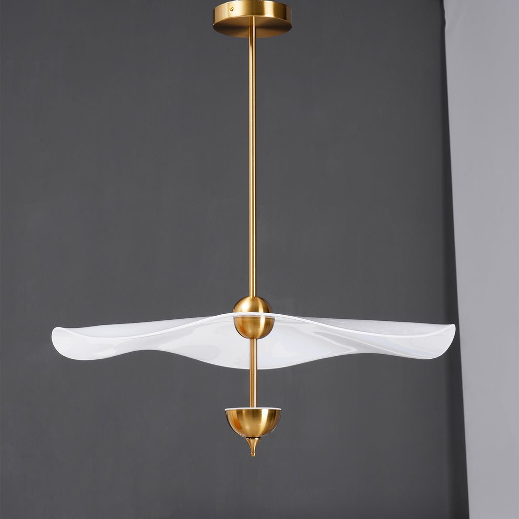 Lusso Wave Double Biscuit Pendant Light