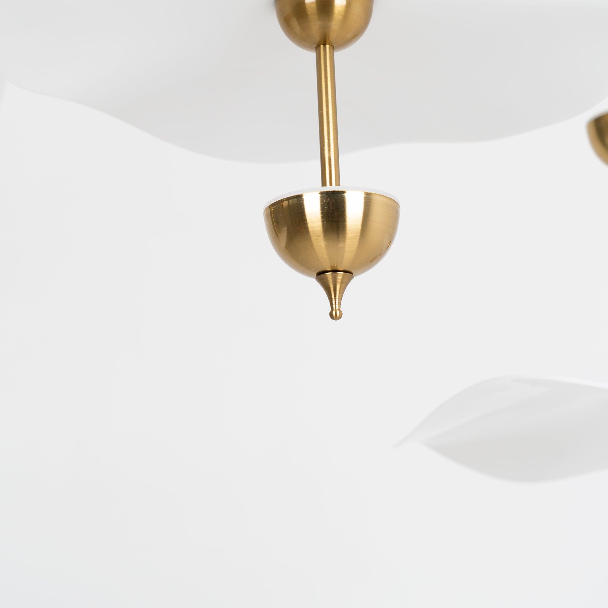 Lusso Wave Double Biscuit Pendant Light