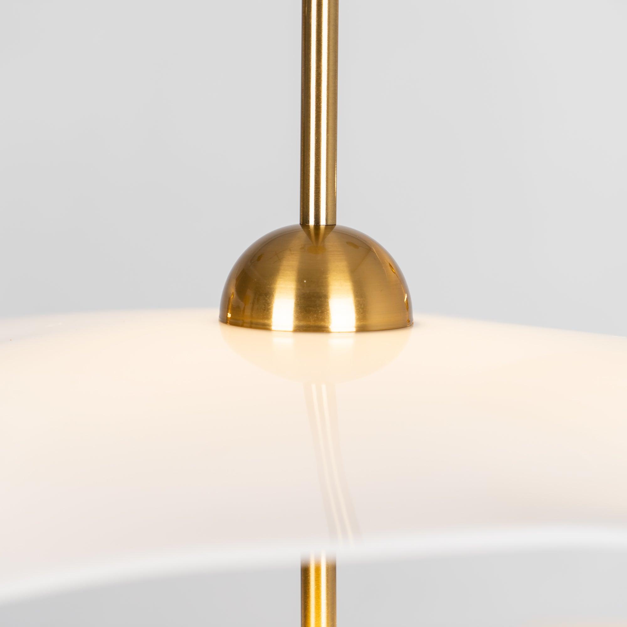 Lusso Wave Double Biscuit Pendant Light