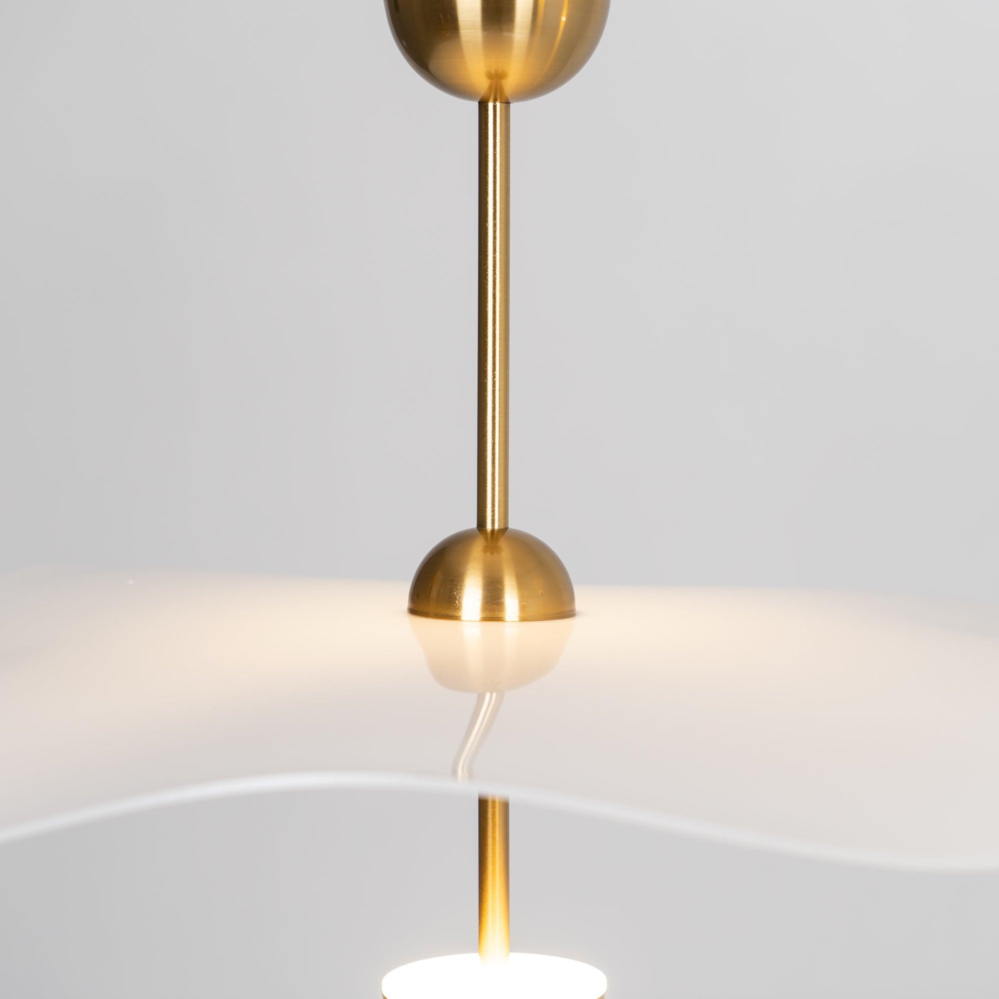 Lusso Wave Double Biscuit Pendant Light