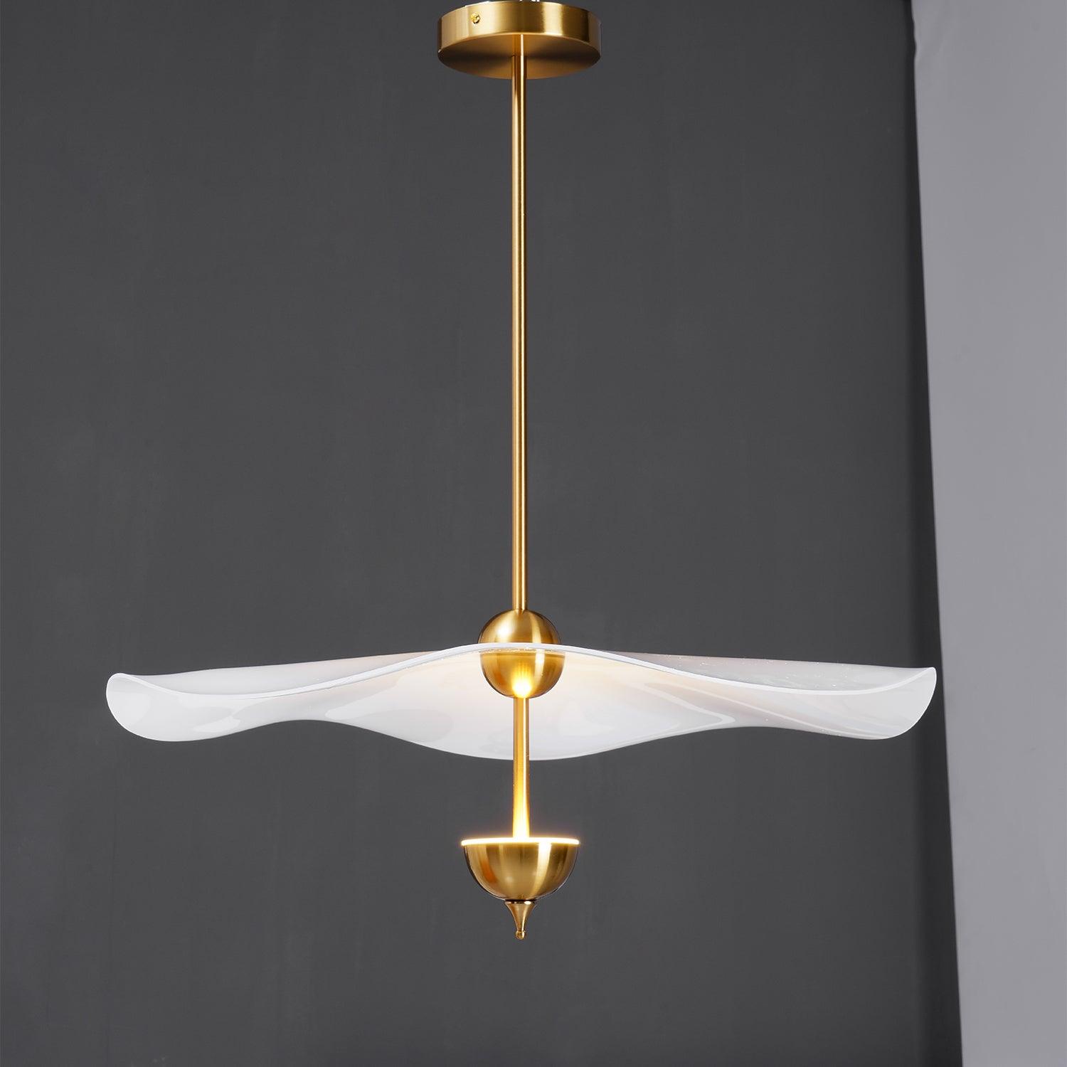 Lusso Wave Double Biscuit Pendant Light