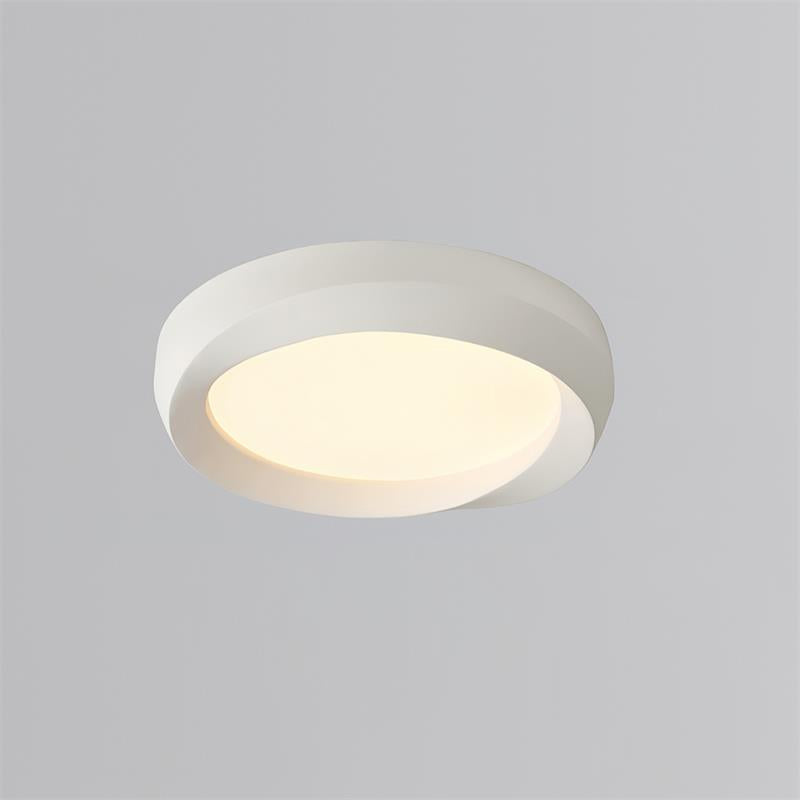 Ceiling Lamp Resin with Soft Curved Frame in Neutral Tones - Letslighting
