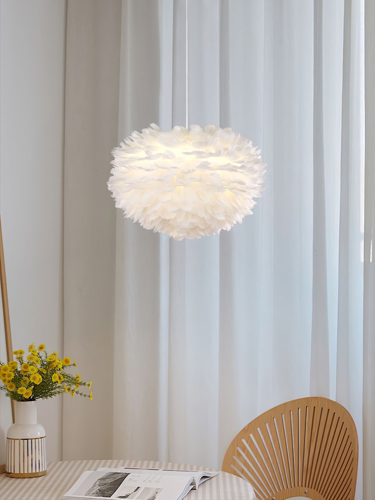 Goose Feathers Pendant Lamp - Letslighting