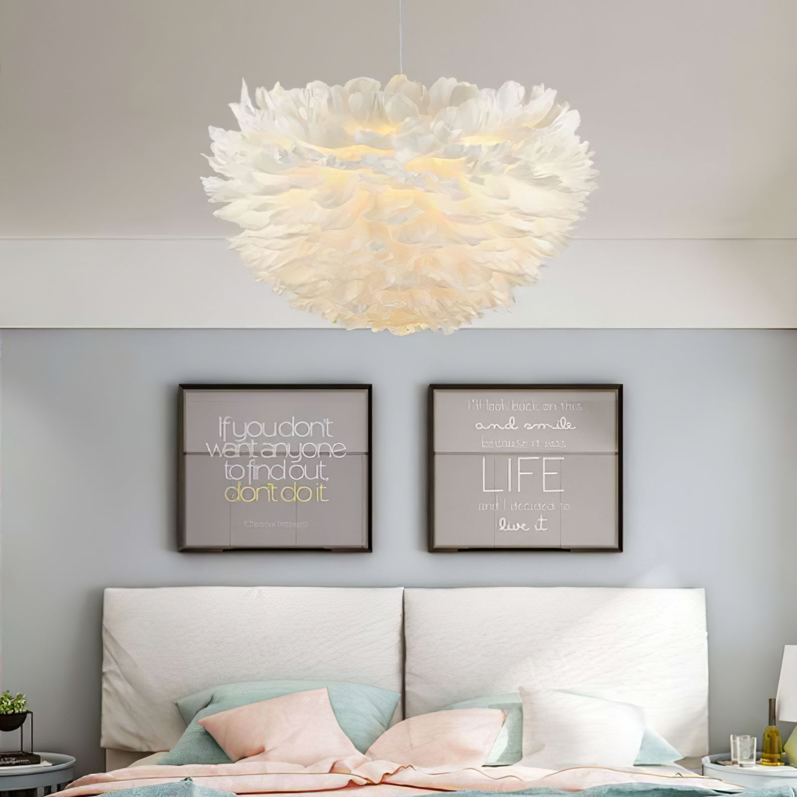 Goose Feathers Pendant Lamp - Letslighting