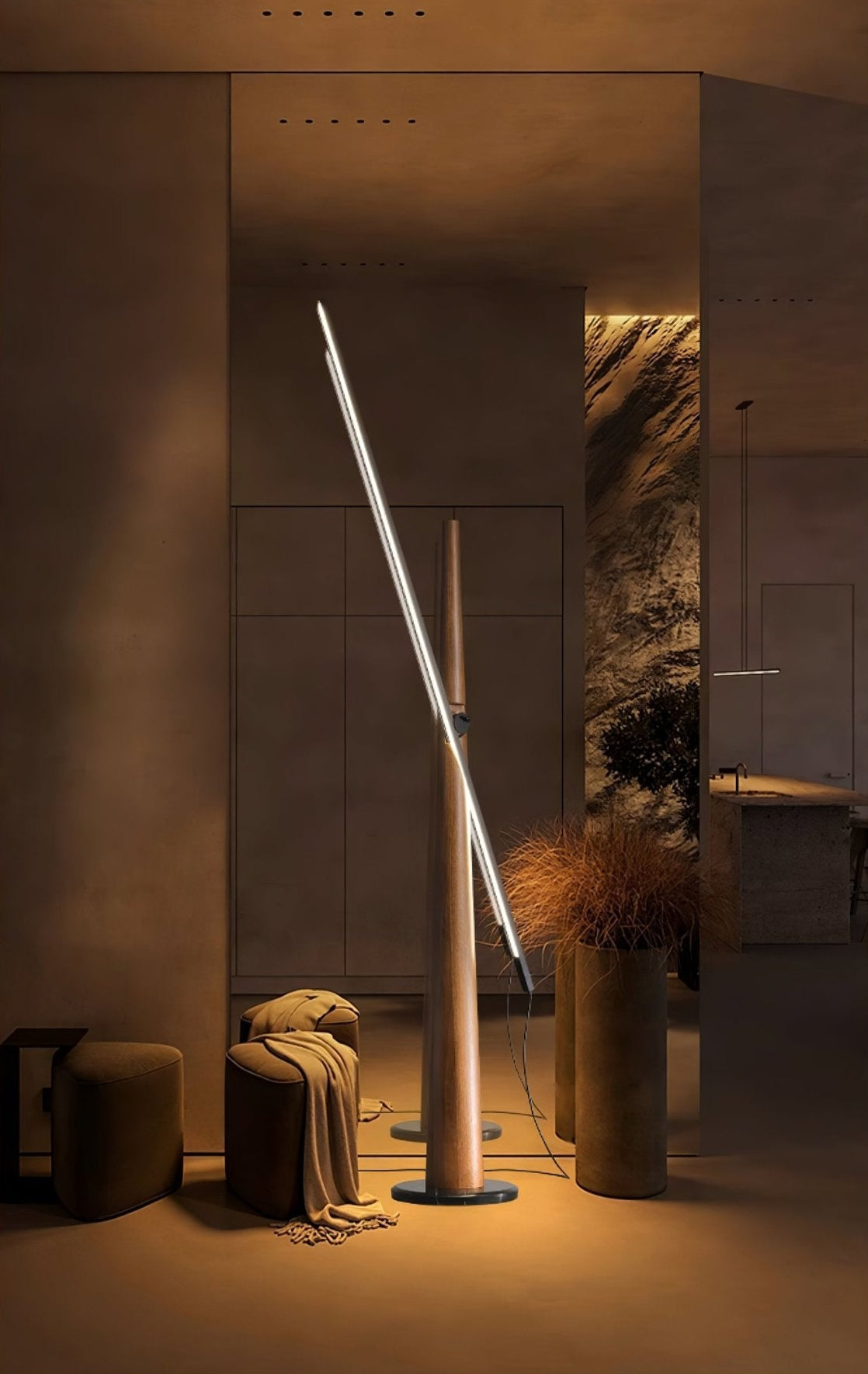 Ovelila Minimalist Wood Floor Lamp - Letslighting