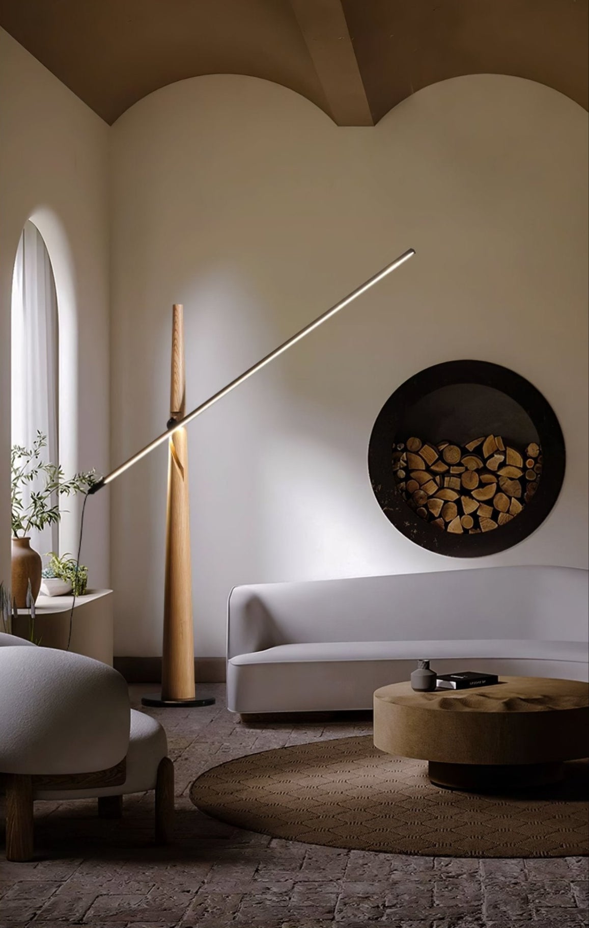 Ovelila Minimalist Wood Floor Lamp - Letslighting
