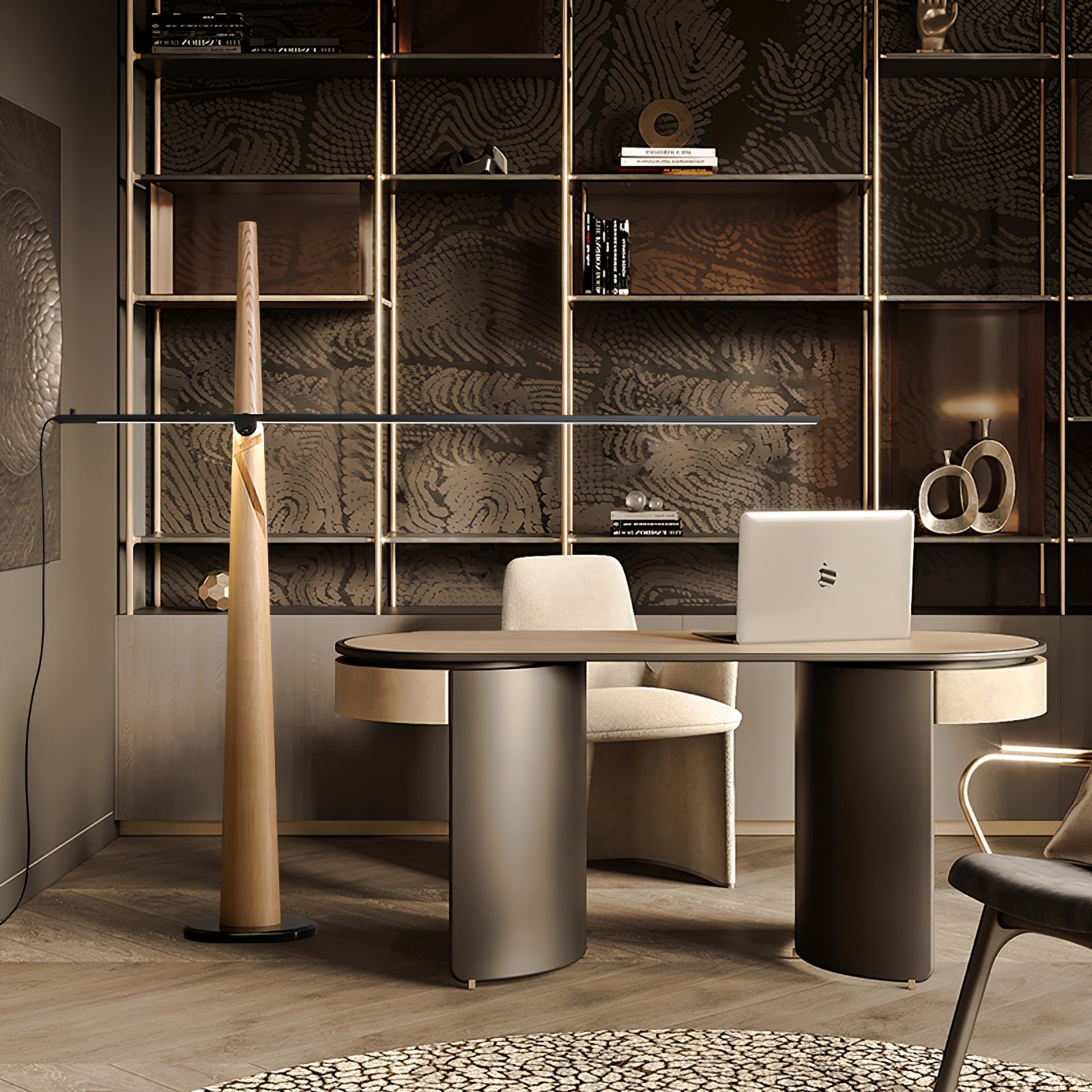 Ovelila Minimalist Wood Floor Lamp - Letslighting