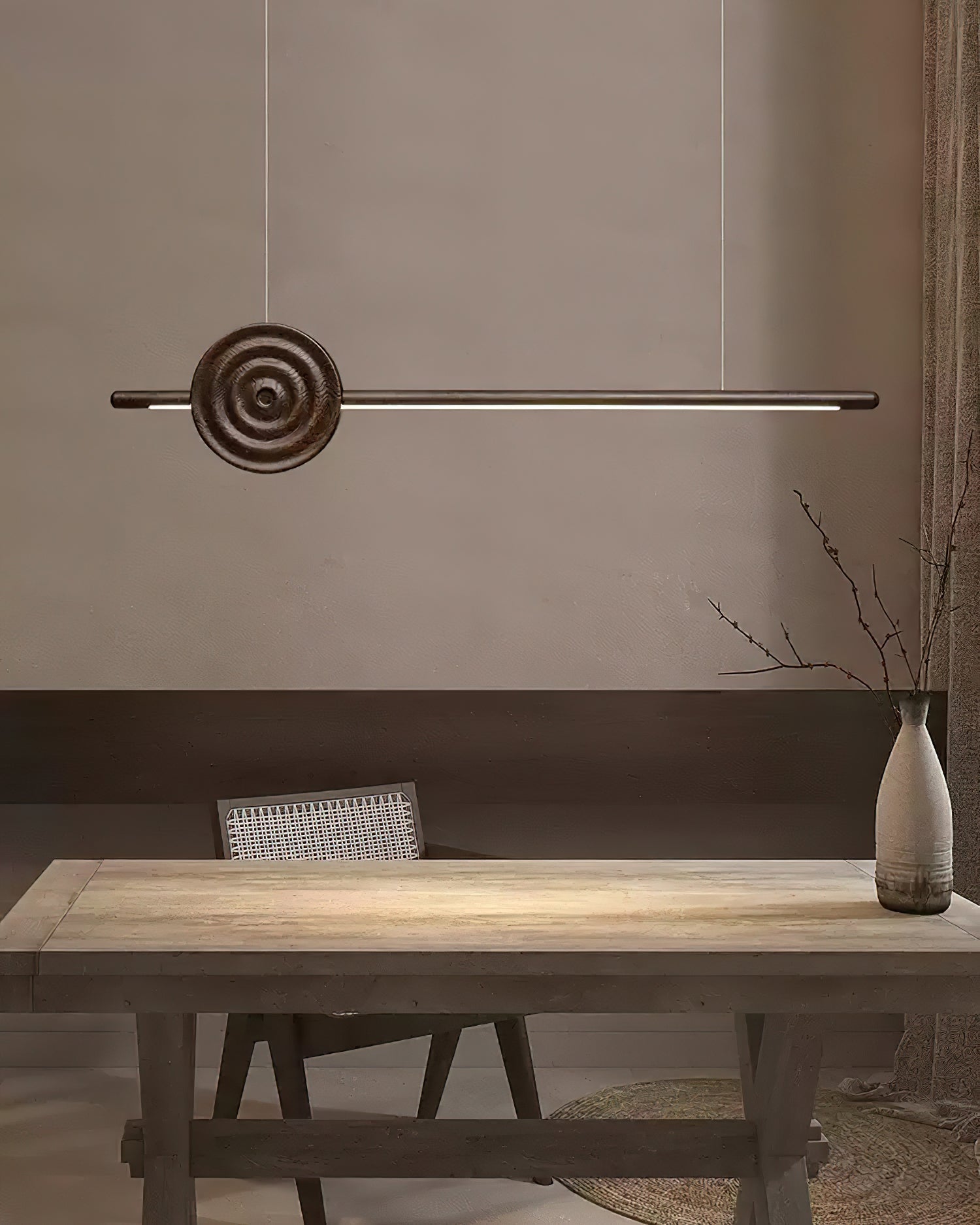 Aurora Chandelier Erhu Wood - Letslighting