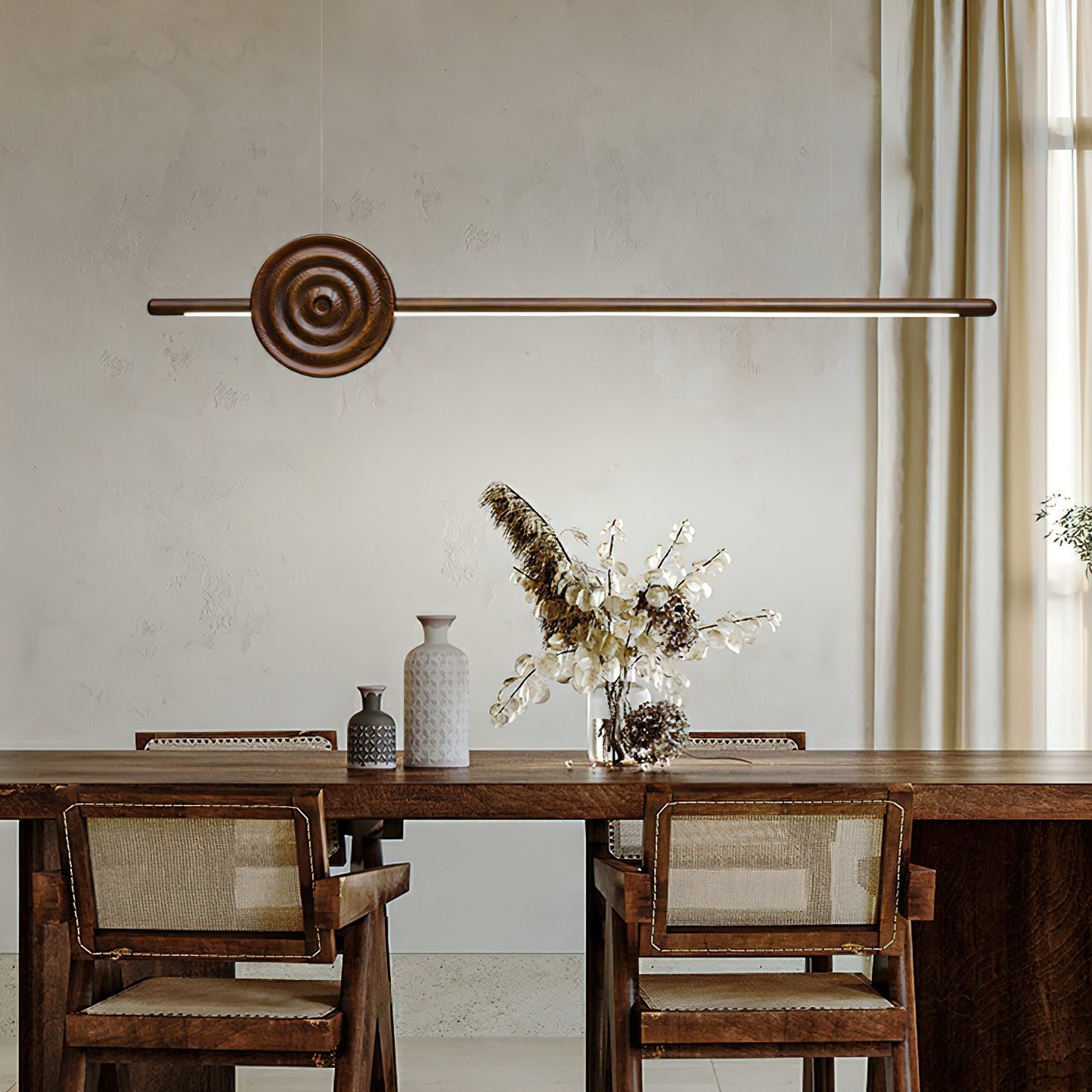 Aurora Chandelier Erhu Wood - Letslighting