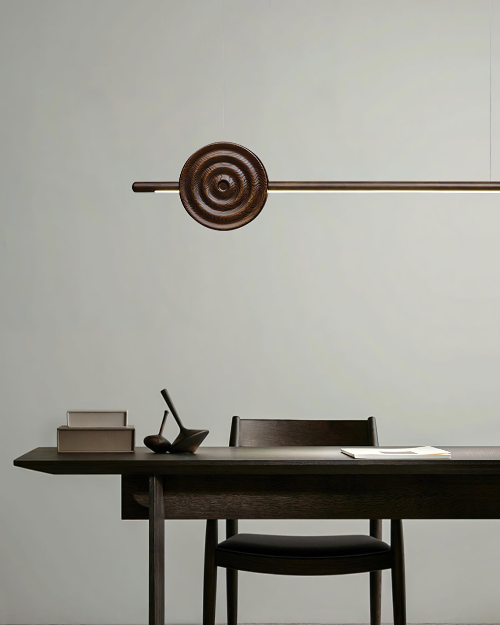Aurora Chandelier Erhu Wood - Letslighting