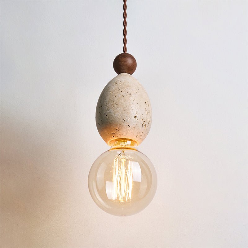 Eryndor Modern Travertine Pendant Light