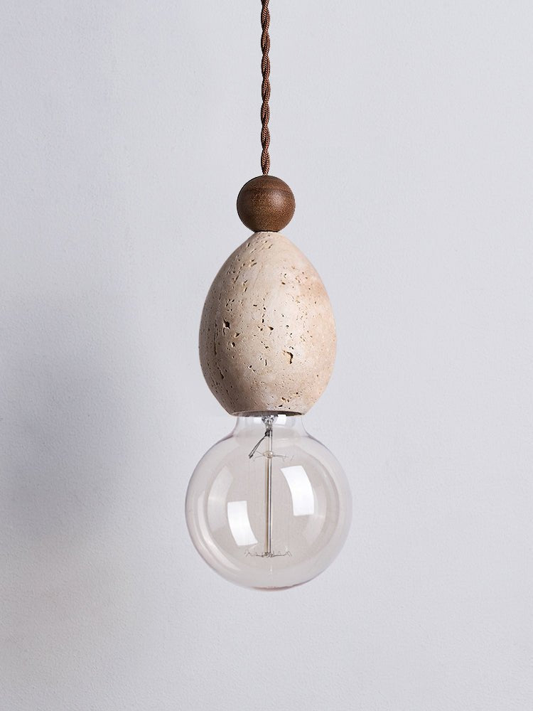 Eryndor Modern Travertine Pendant Light