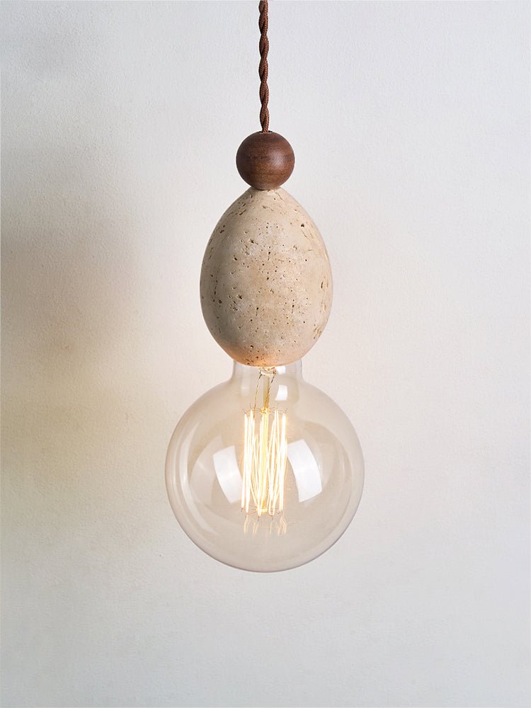 Eryndor Modern Travertine Pendant Light