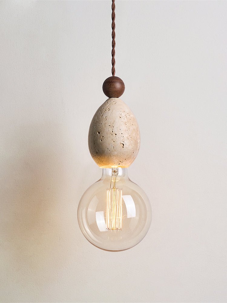 Eryndor Modern Travertine Pendant Light