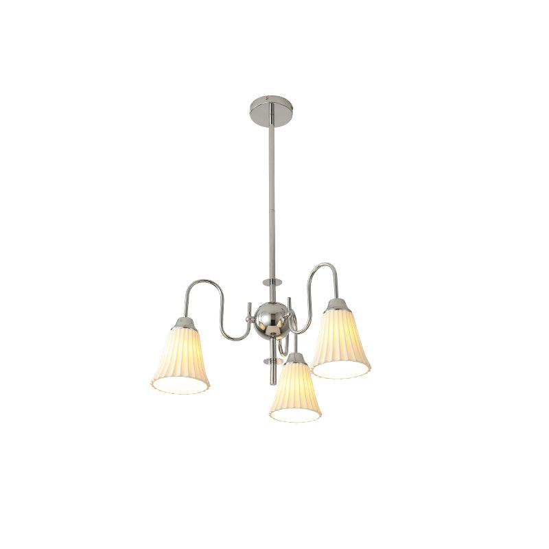 Lustra Chandelier Esther Ceramic Pleated Modern - Letslighting