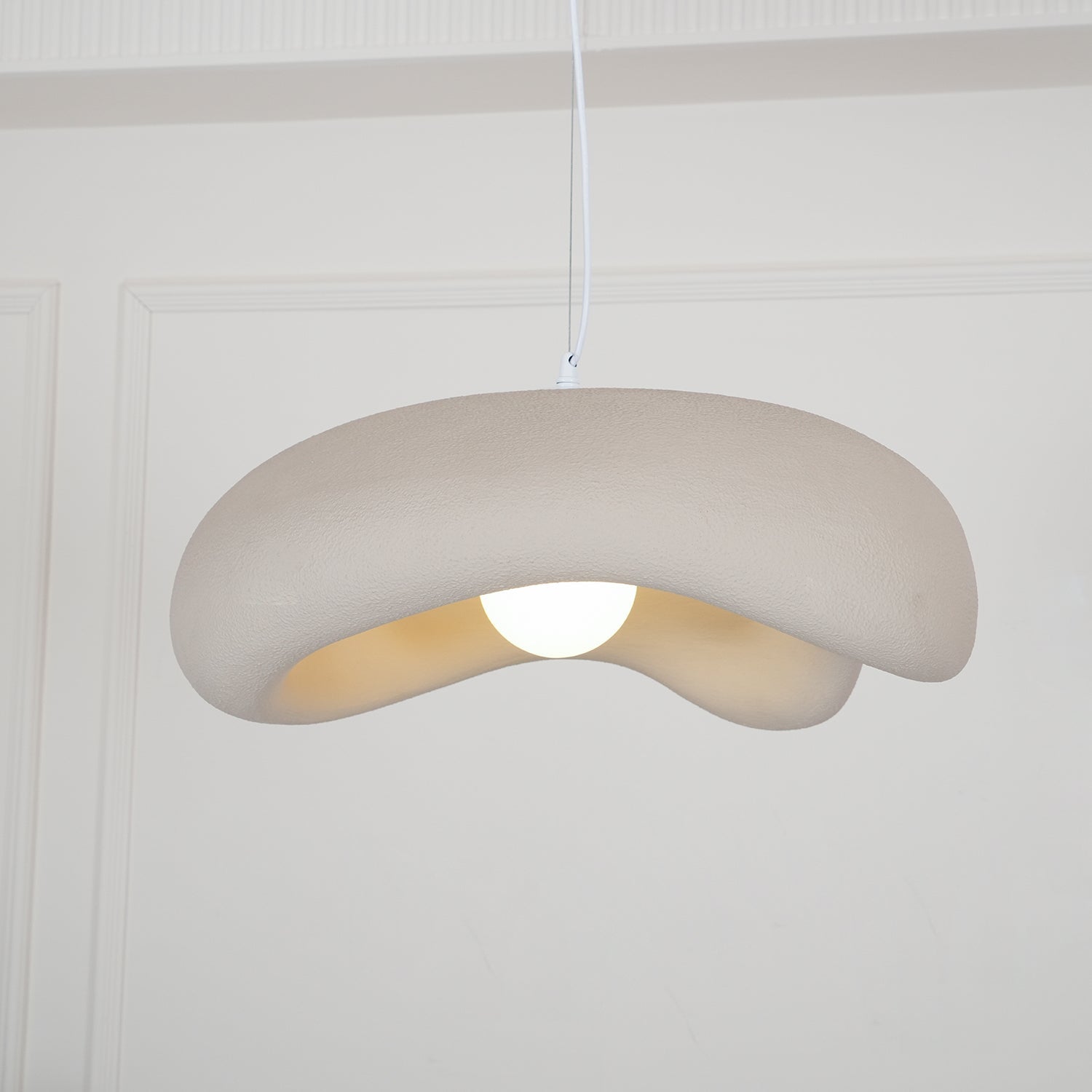 Avi Natural Wabi Sabi Livingroom Pendant Light - Letslighting