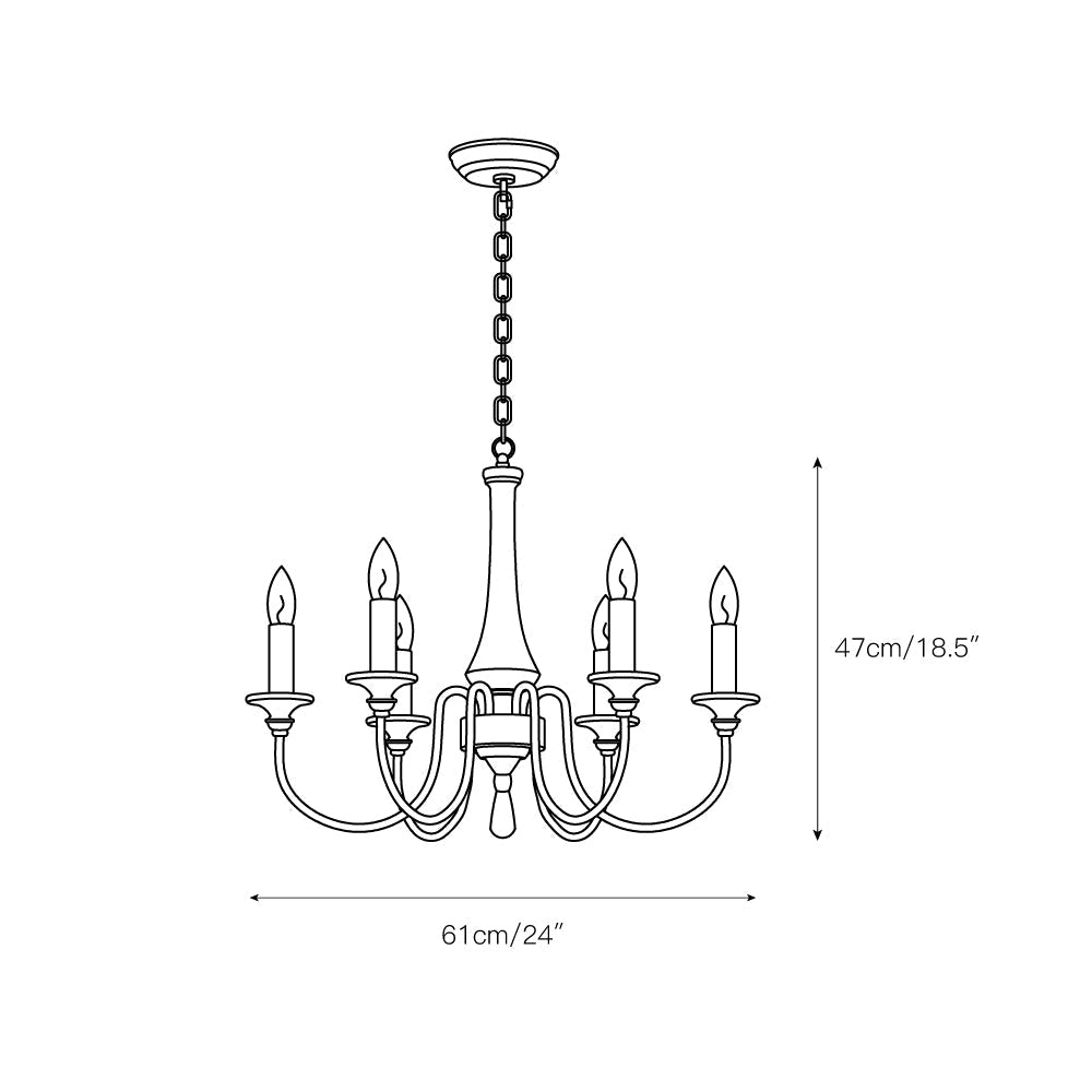 Alzorila Vintage Industrial Hand-carved Chandelier - Letslighting