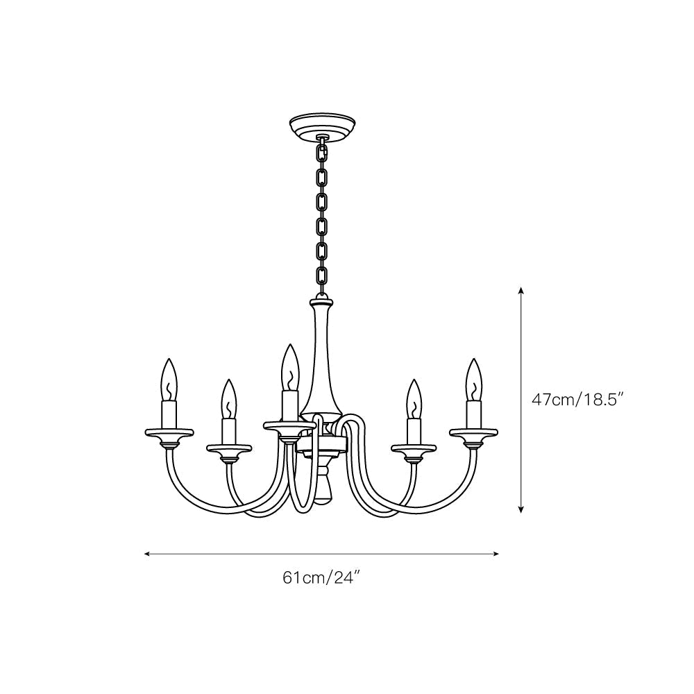 Alzorila Vintage Industrial Hand-carved Chandelier - Letslighting
