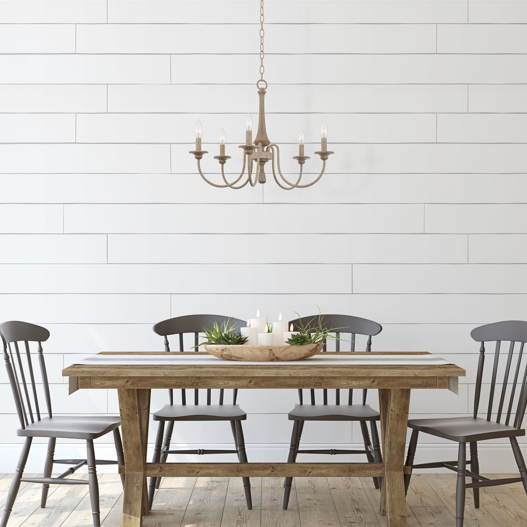 Alzorila Vintage Industrial Hand-carved Chandelier - Letslighting
