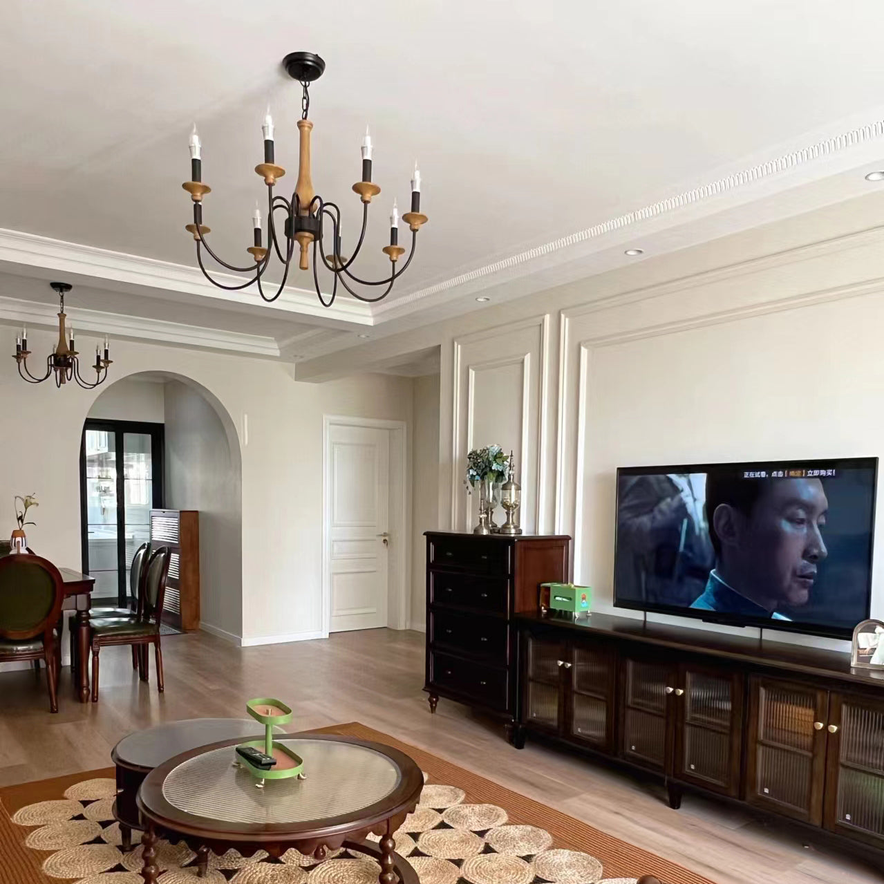 Alzorila Vintage Industrial Hand-carved Chandelier - Letslighting