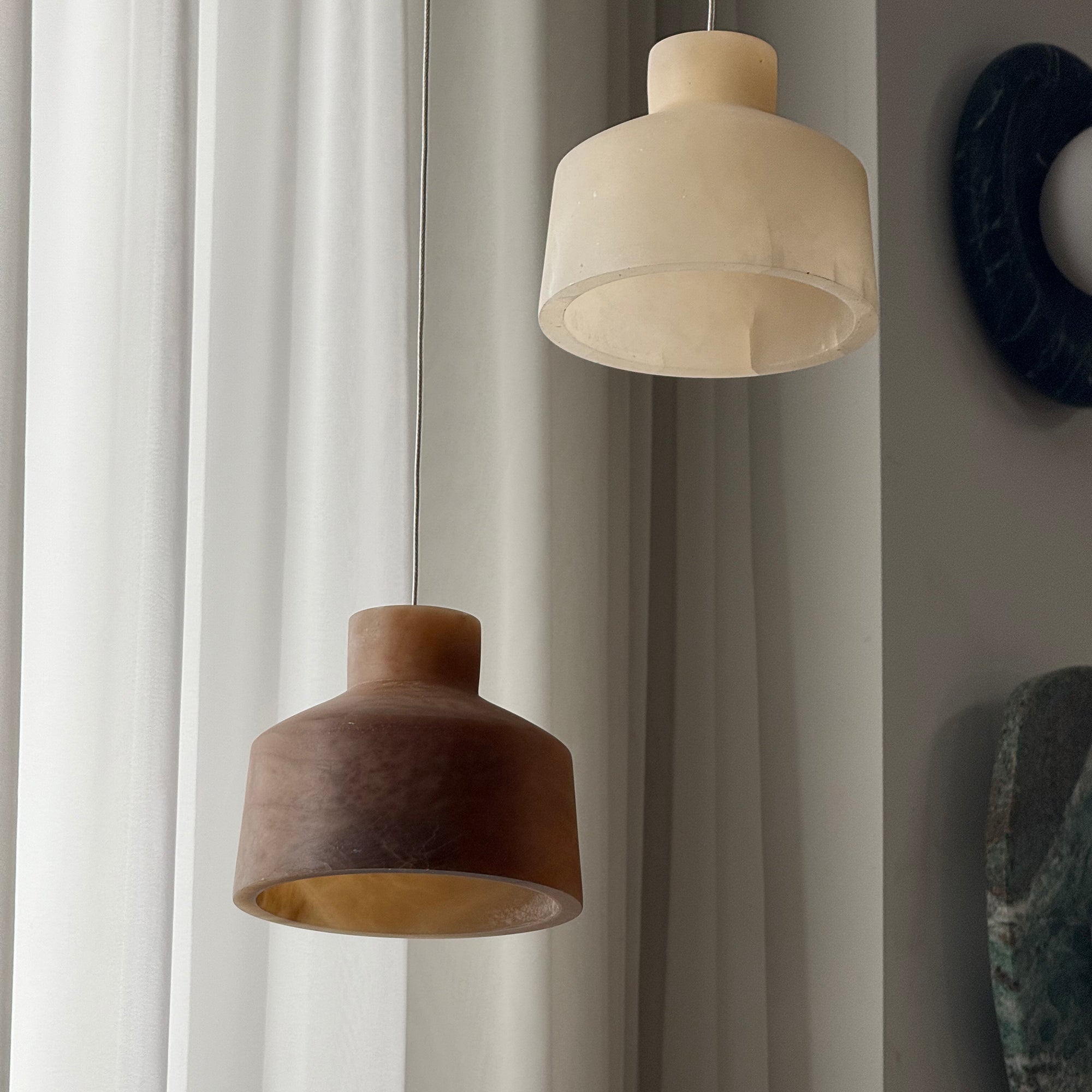 Aursore Modern Minimalist Alabaster Pendant Lamp - Letslighting