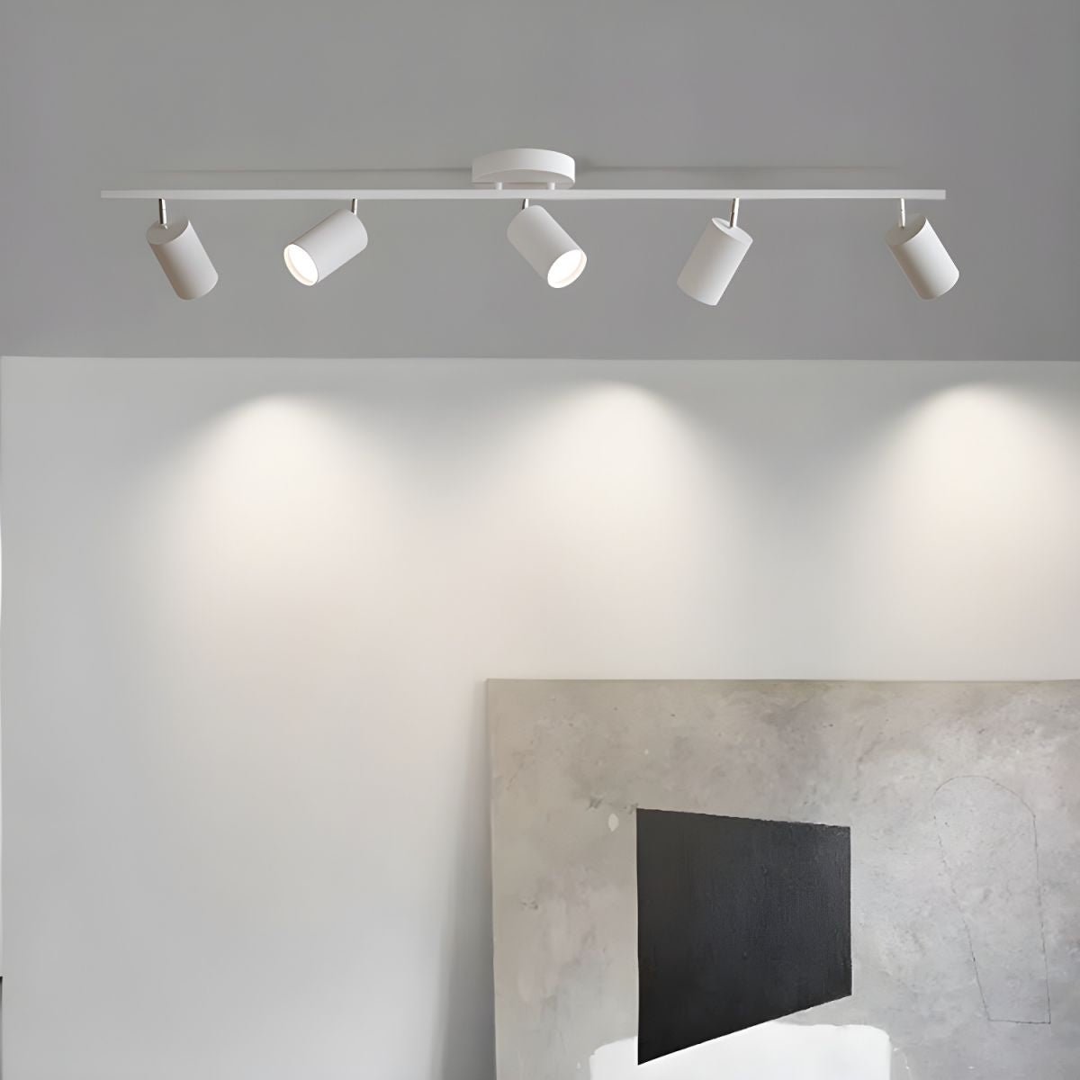 Quadra Aluminum Contemporary Ceiling Light - Letslighting