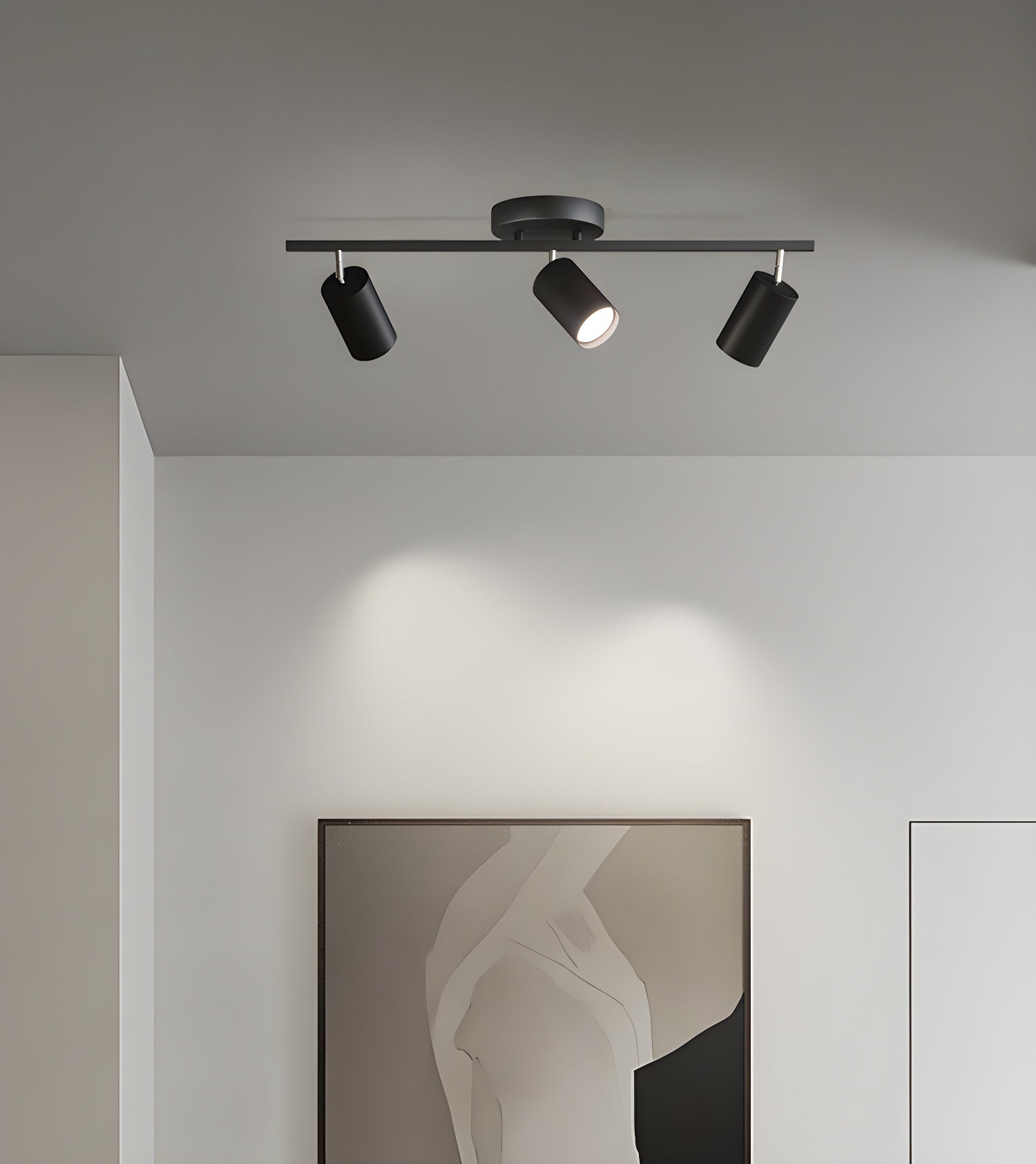Quadra Aluminum Contemporary Ceiling Light - Letslighting