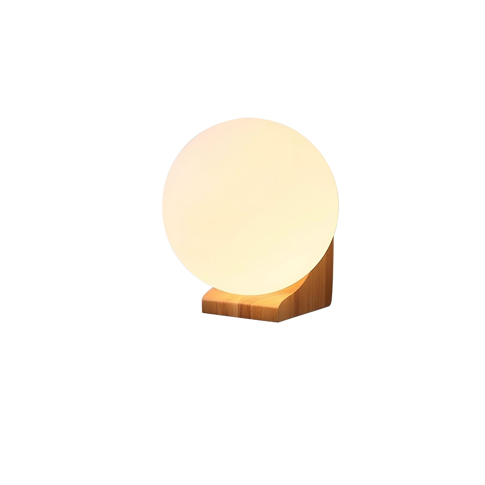 Icarara Modern Minimalist Orb Wood Glass Wall Lamp - Letslighting