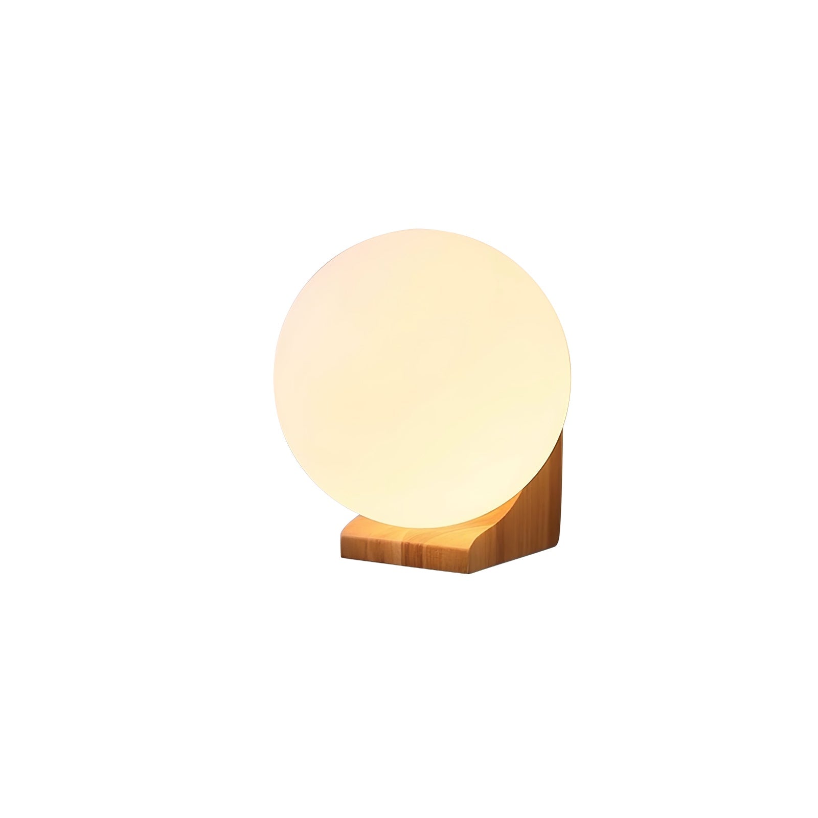 Icarara Modern Minimalist Orb Wood Glass Wall Lamp - Letslighting