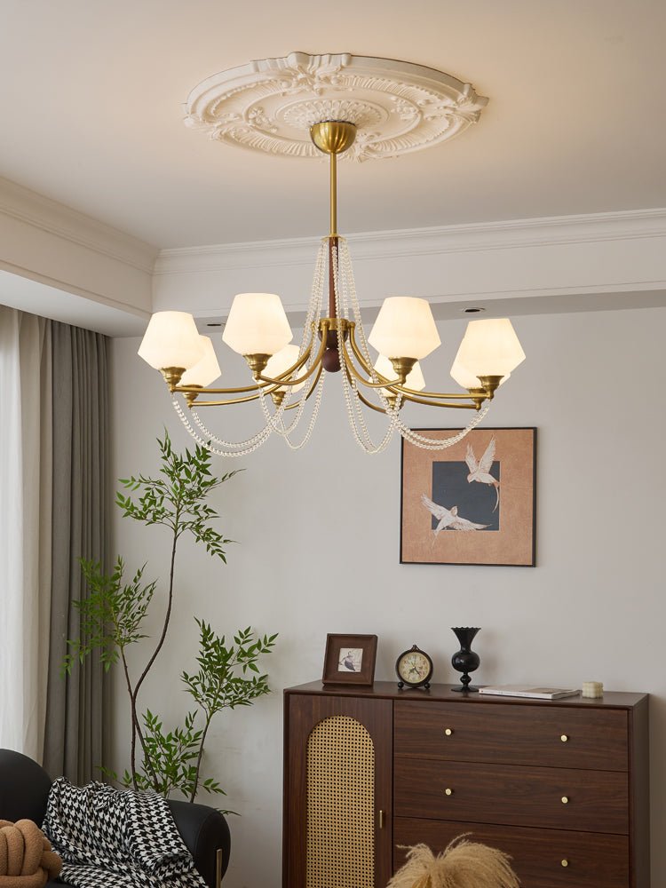 Othaus Traditional Elegance Vintage Wood Chandelier - Letslighting