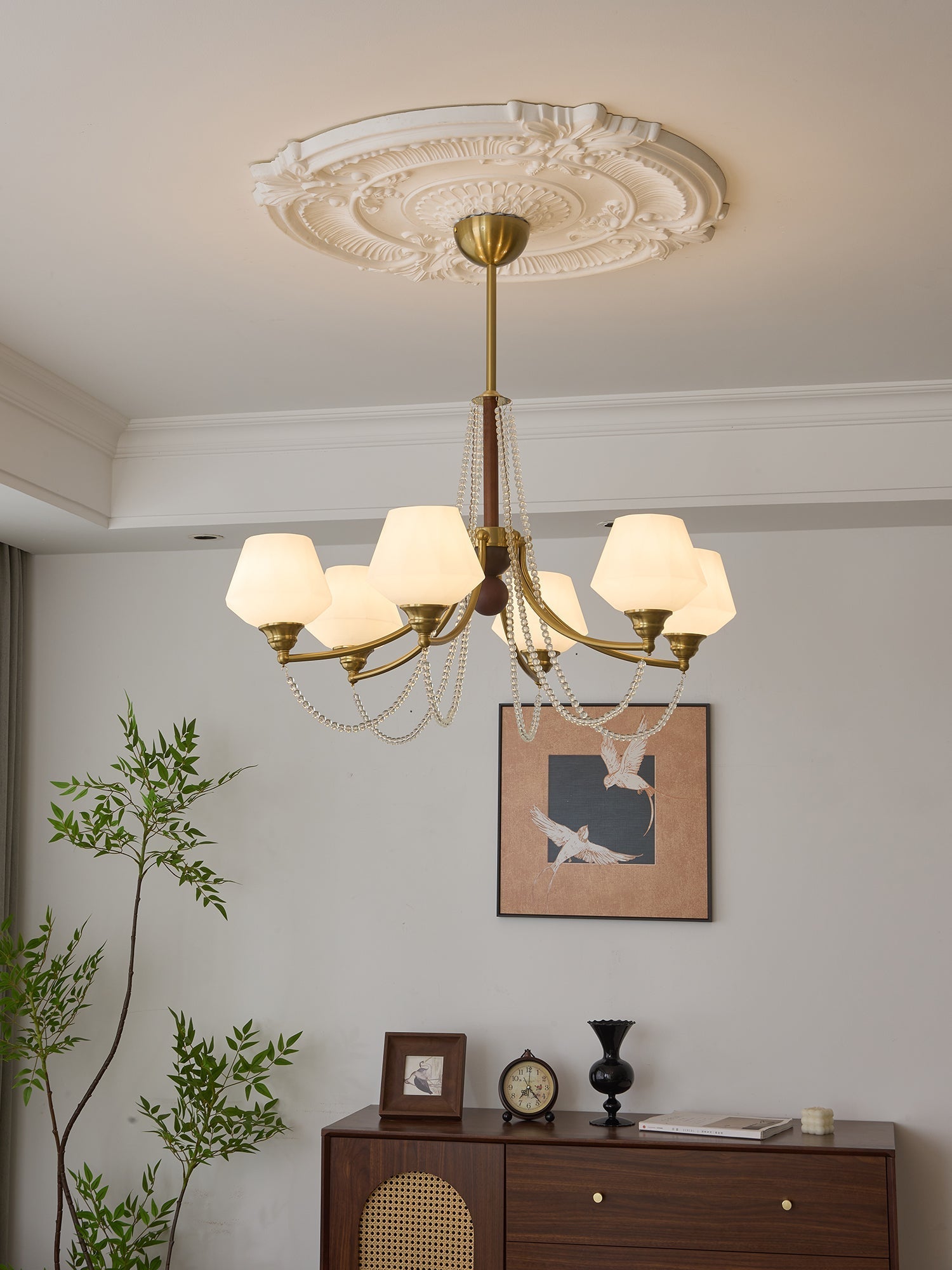Othaus Traditional Elegance Vintage Wood Chandelier - Letslighting